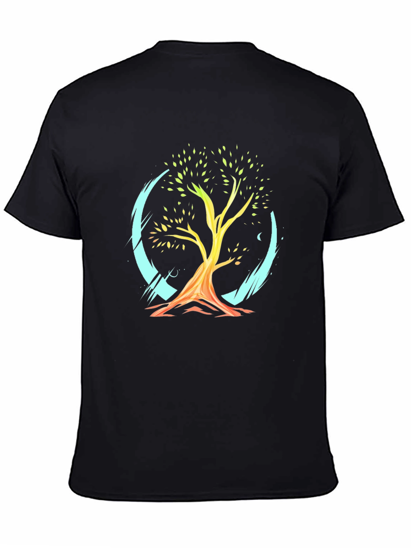 Mens Graphic Tee - Tree of Life Design