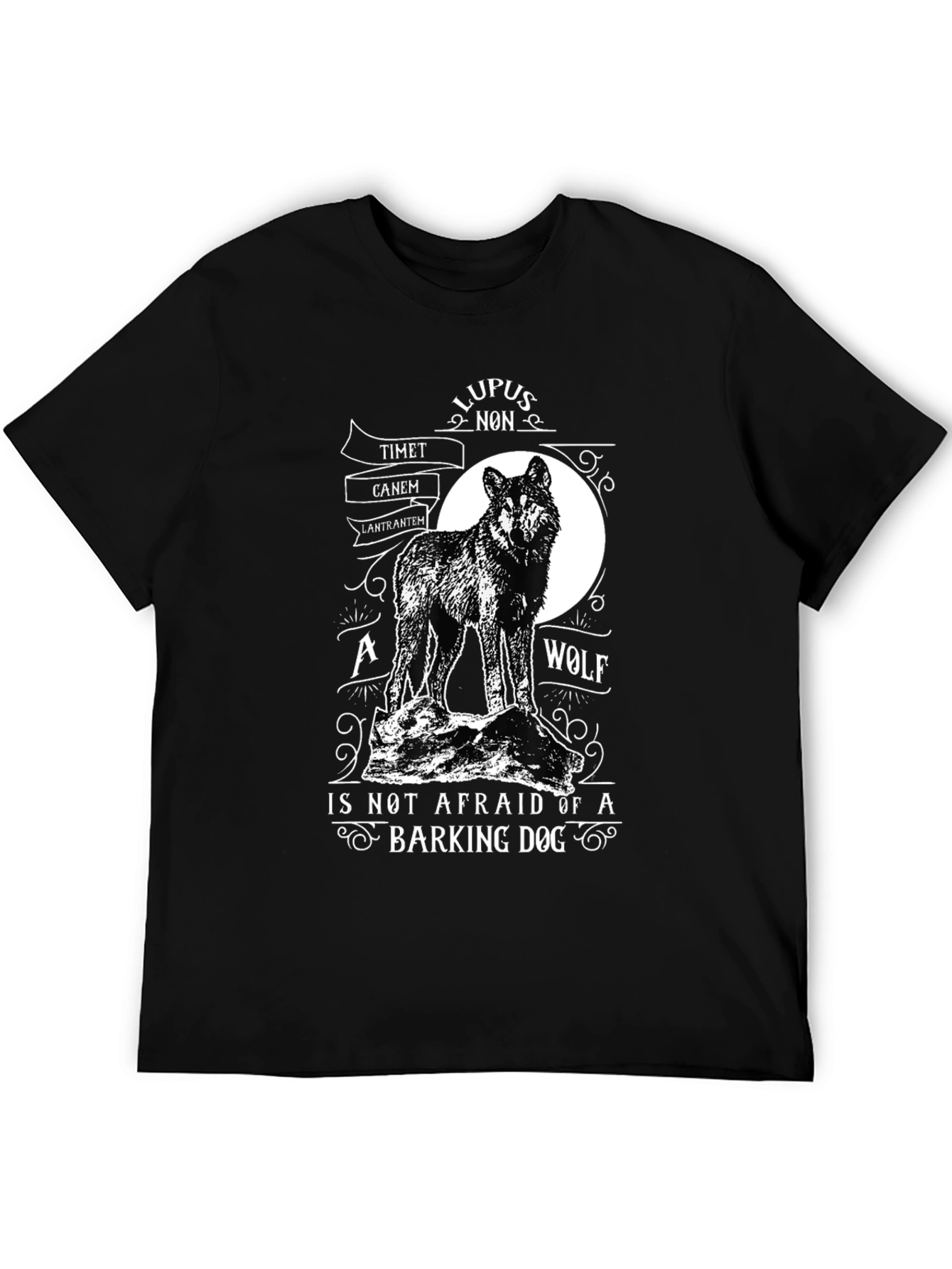 Wolf T-Shirt: Lupus Non Timet Canem Latrantem