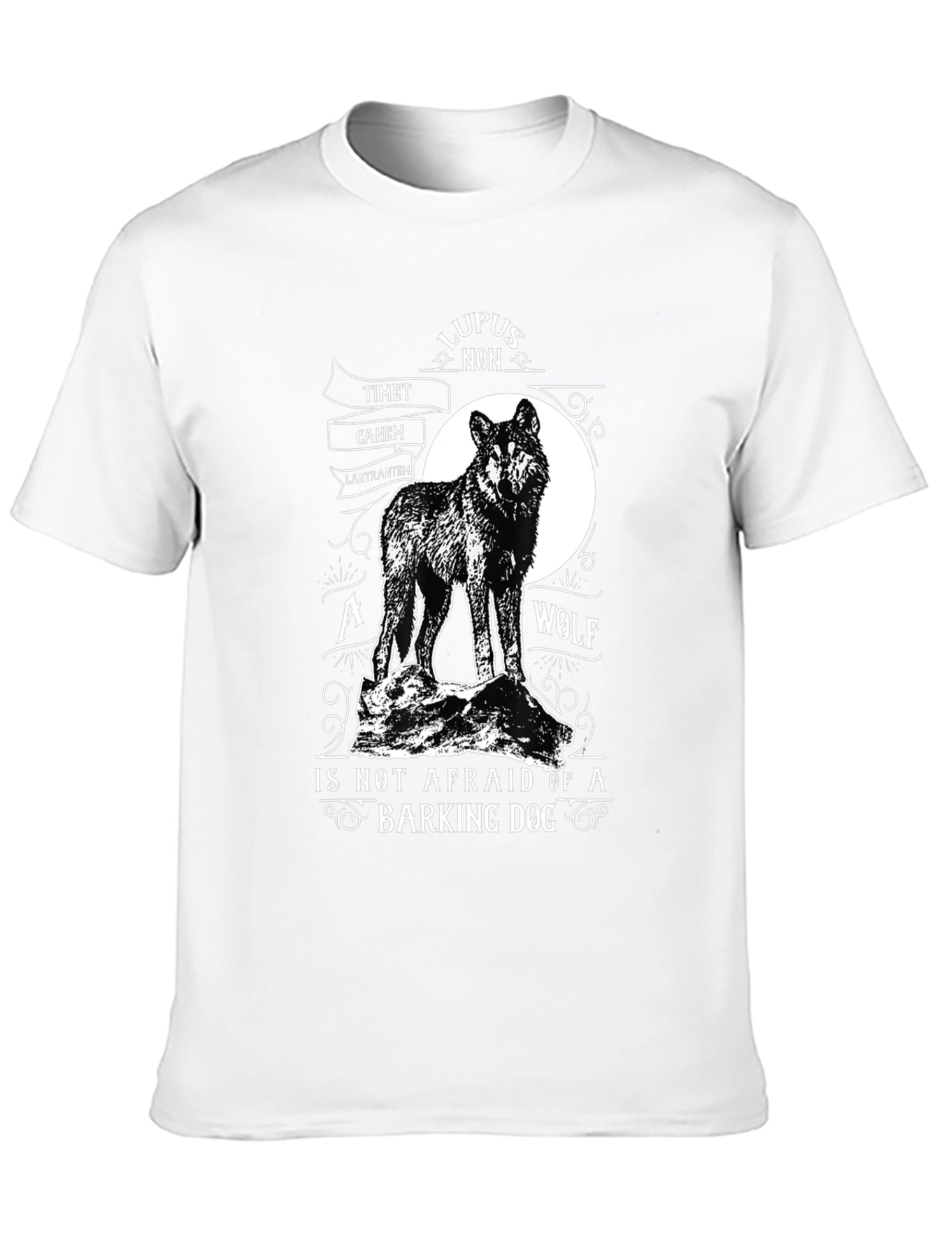 Wolf T-Shirt: Lupus Non Timet Canem Latrantem