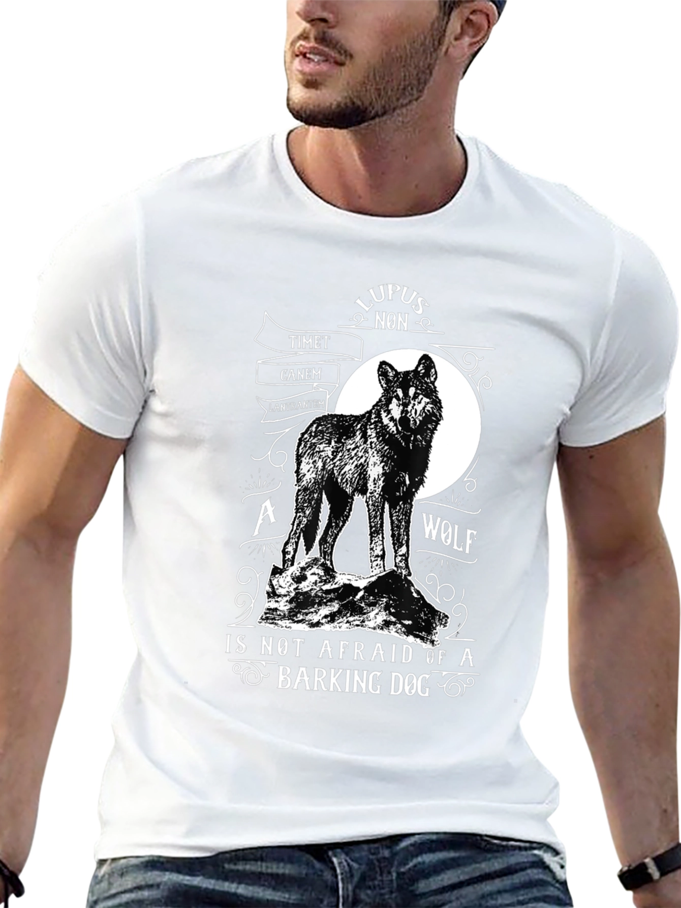 Wolf T-Shirt: Lupus Non Timet Canem Latrantem