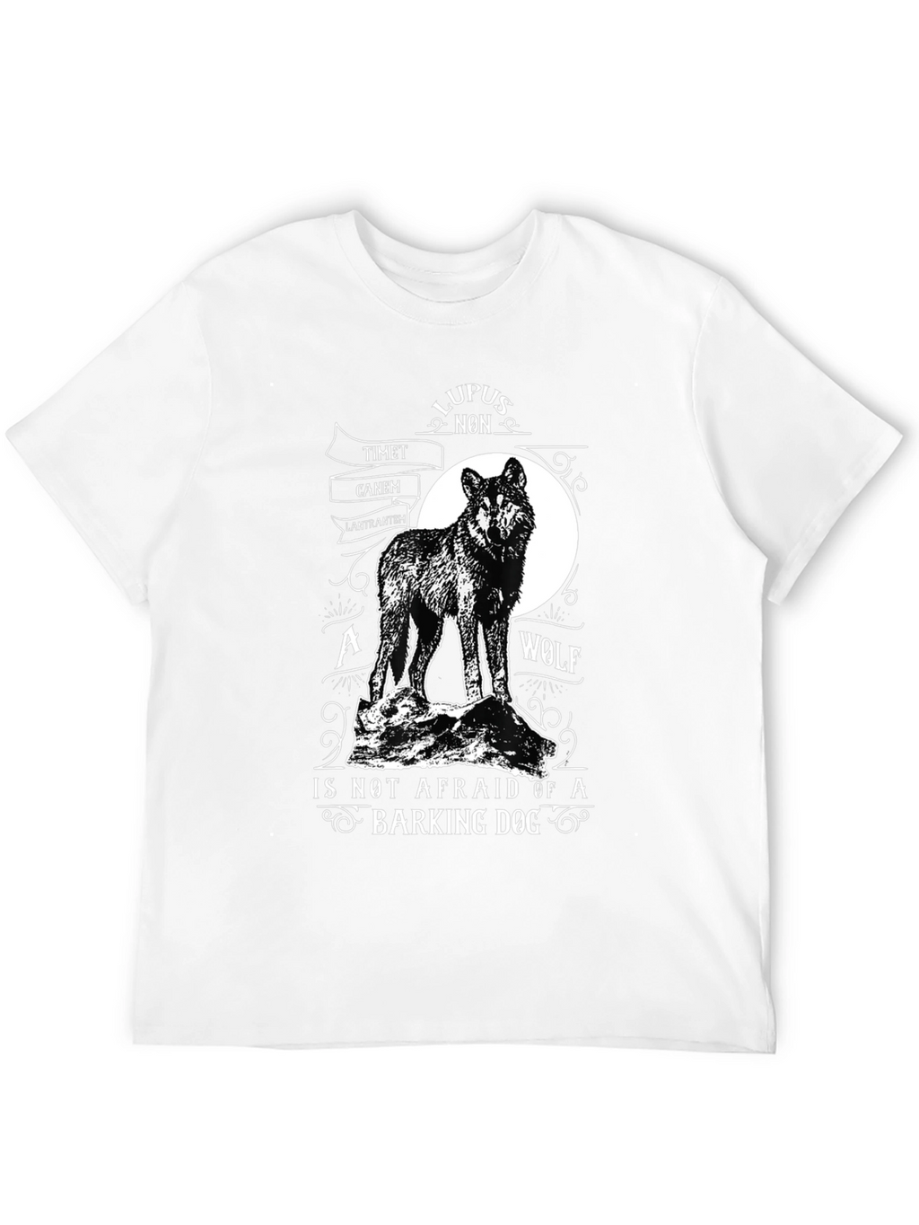 Wolf T-Shirt: Lupus Non Timet Canem Latrantem