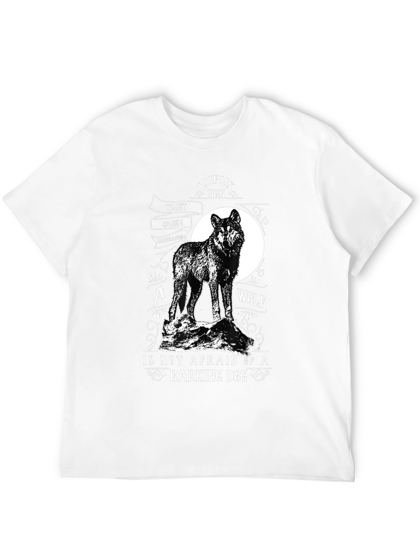 Wolf T-Shirt: Lupus Non Timet Canem Latrantem