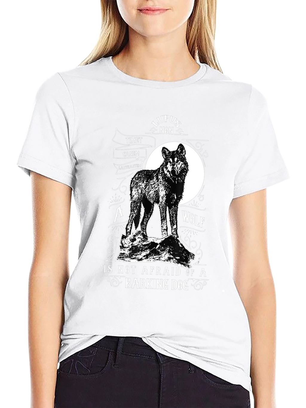 Wolf T-Shirt: Lupus Non Timet Canem Latrantem