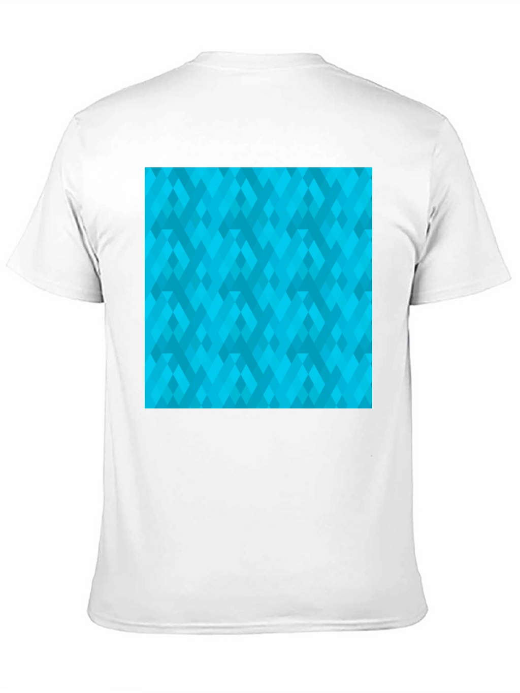 Geometric Pattern Tee - Modern Black Shirt