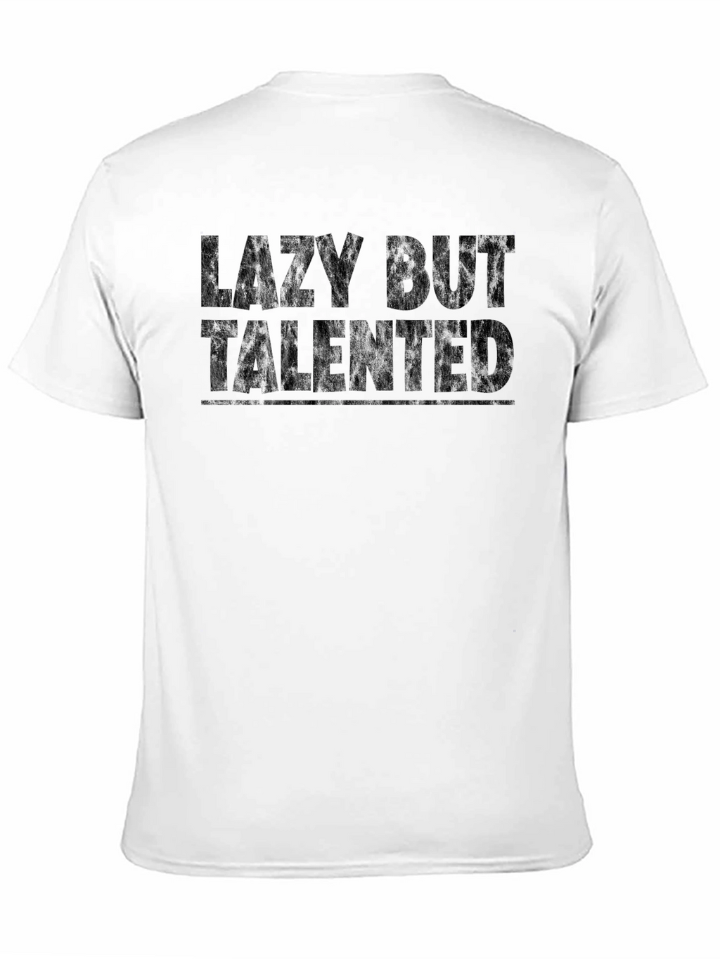 Lazy But Talented Graphic Tee - Black
