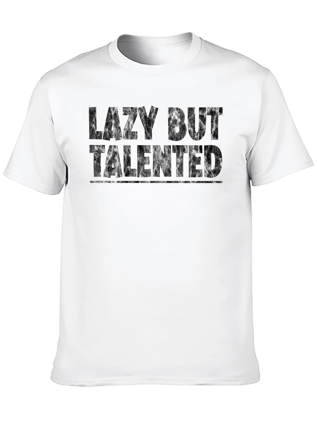 Lazy But Talented Graphic Tee - Black