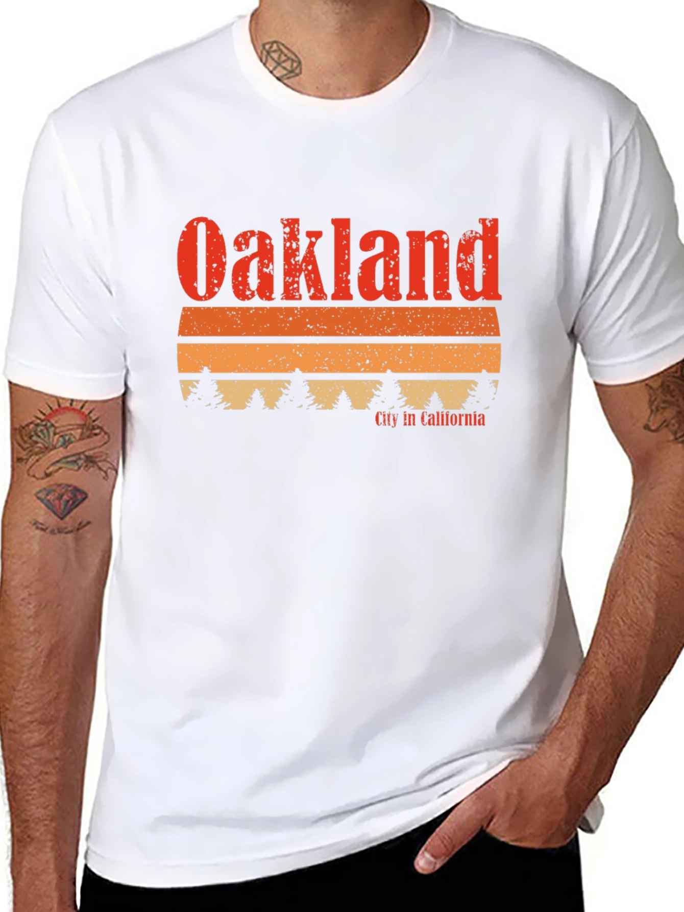 Oakland California Retro Graphic T-Shirt