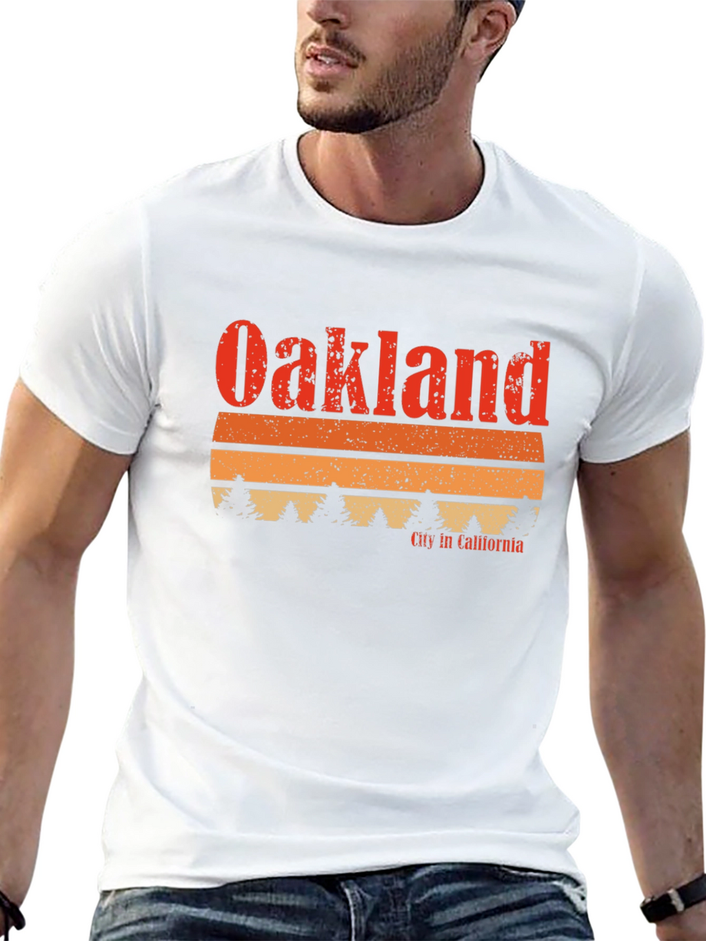 Oakland California Retro Graphic T-Shirt