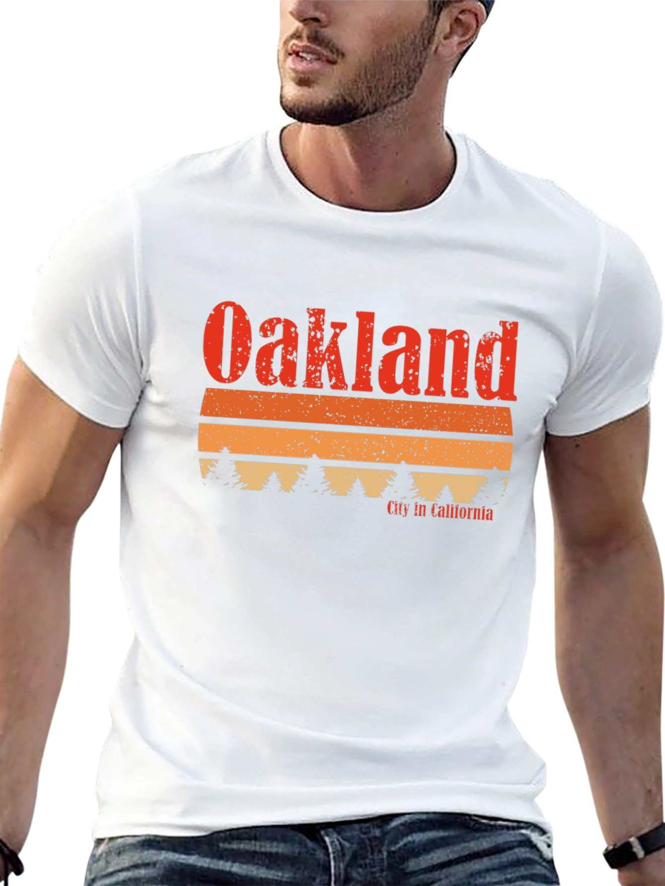 Oakland California Retro Graphic T-Shirt