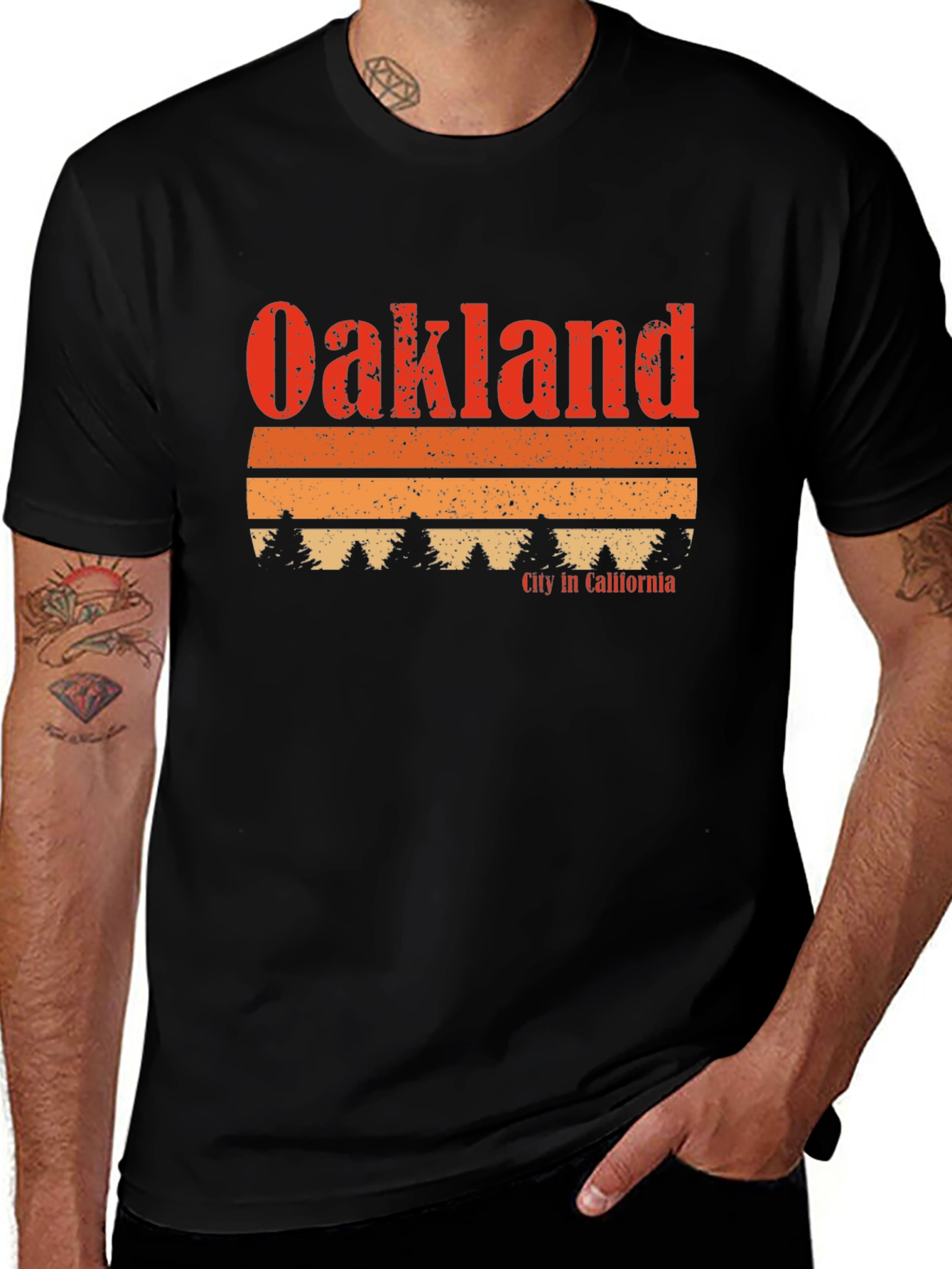 Oakland California Retro Graphic T-Shirt