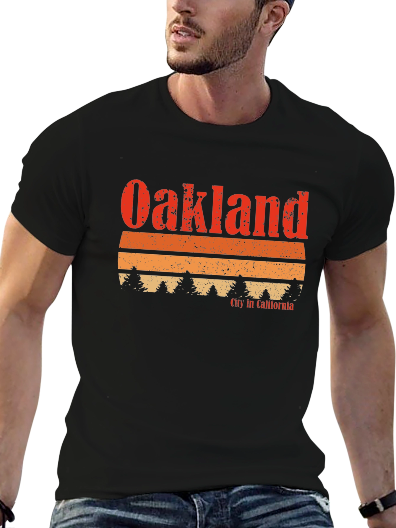 Oakland California Retro Graphic T-Shirt