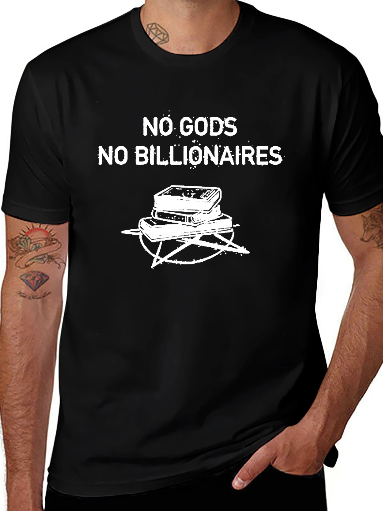 No Gods No Billionaires T-Shirt - Graphic Tee