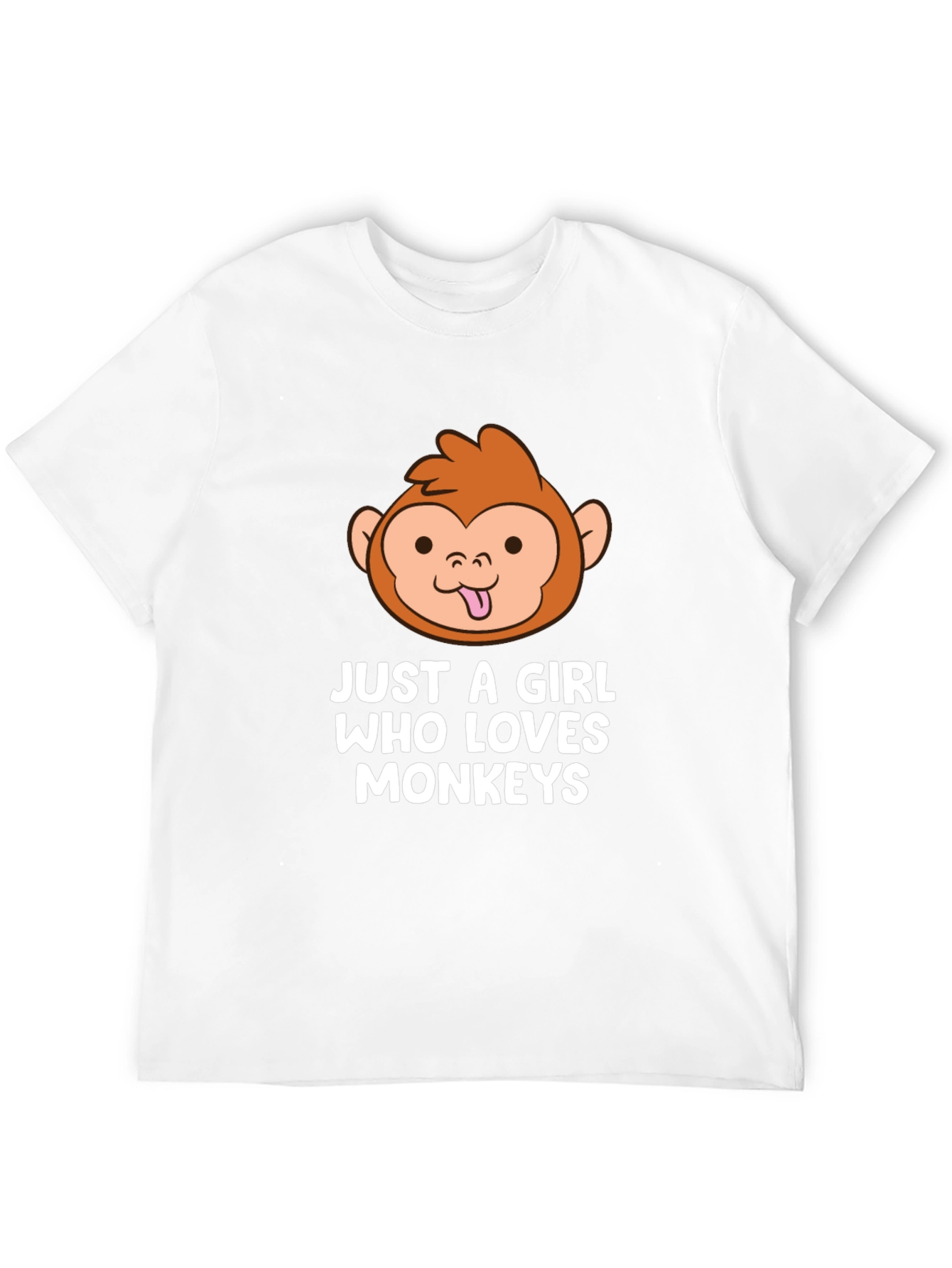 Just a Girl Who Loves Monkeys T-Shirt