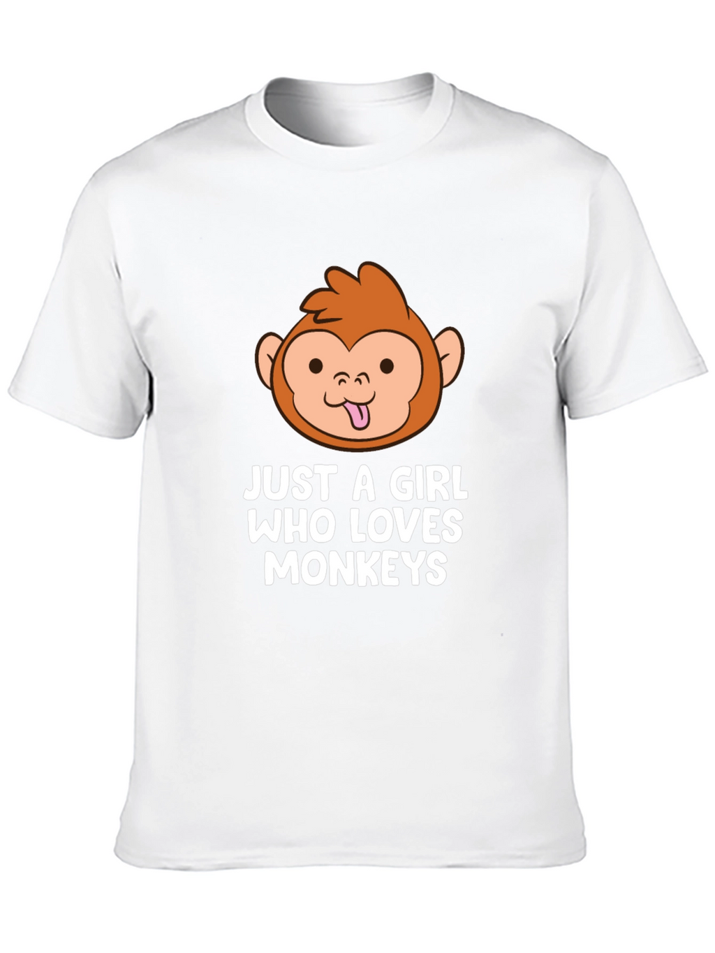 Just a Girl Who Loves Monkeys T-Shirt
