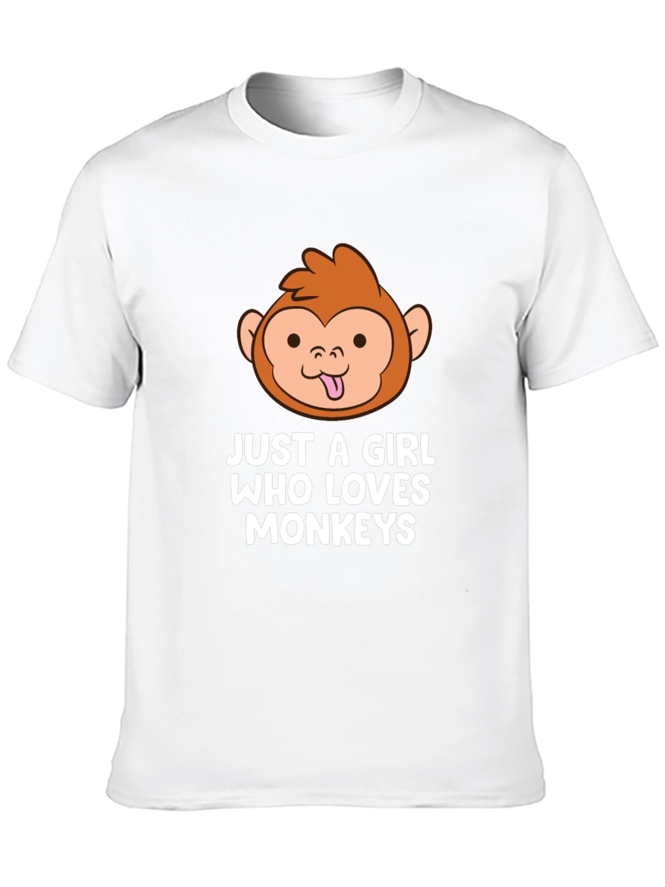 Just a Girl Who Loves Monkeys T-Shirt
