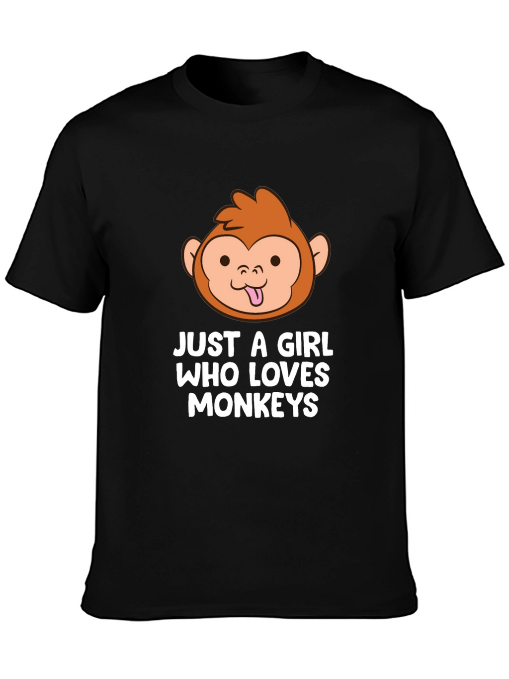 Just a Girl Who Loves Monkeys T-Shirt