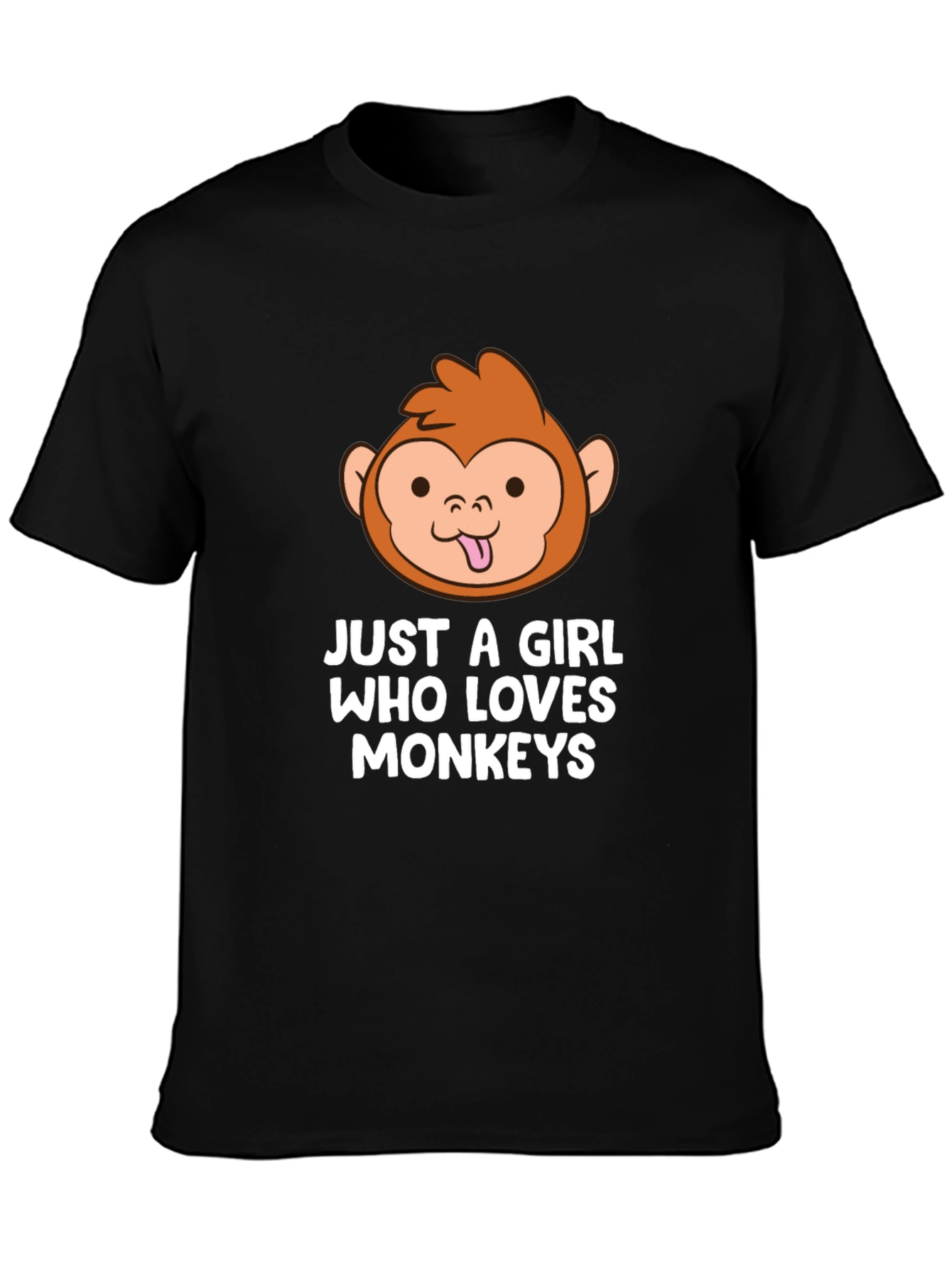 Just a Girl Who Loves Monkeys T-Shirt