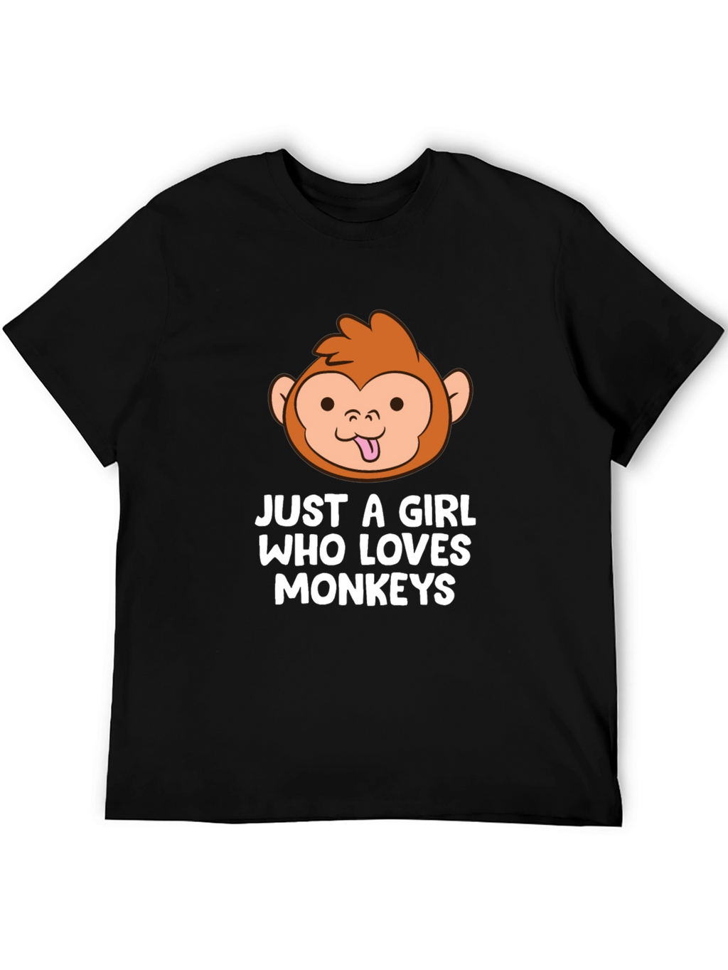 Just a Girl Who Loves Monkeys T-Shirt