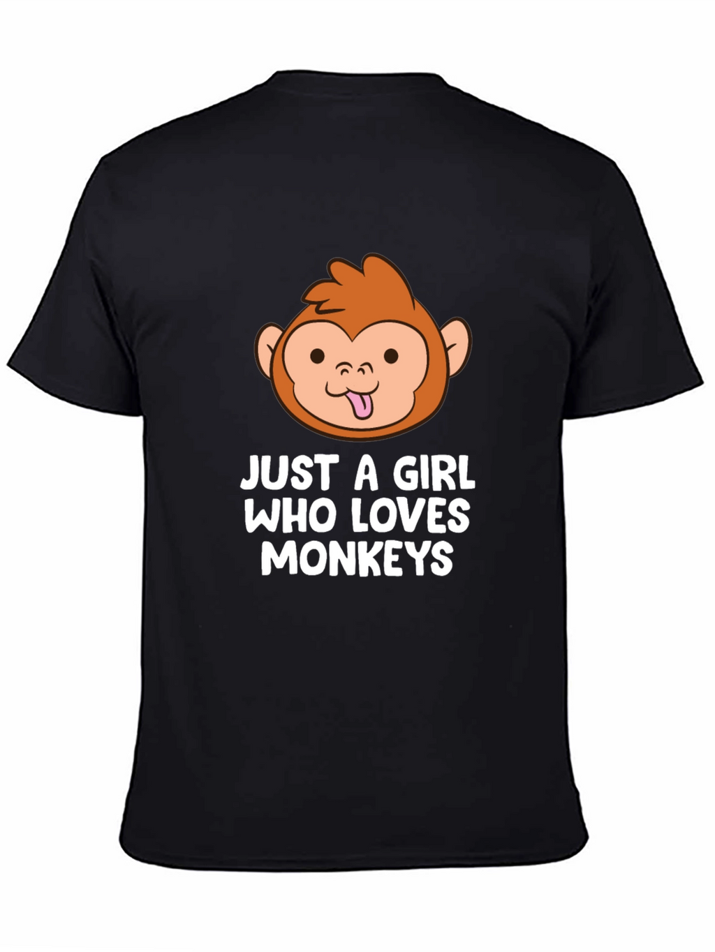 Just a Girl Who Loves Monkeys T-Shirt