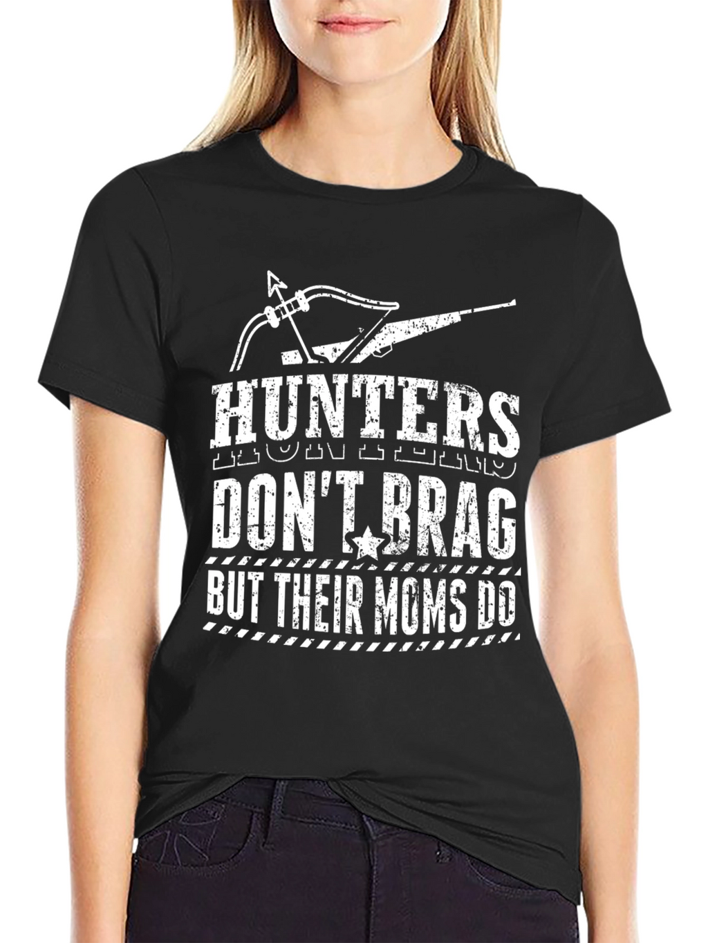 Hunters Dont Brag Graphic T-Shirt