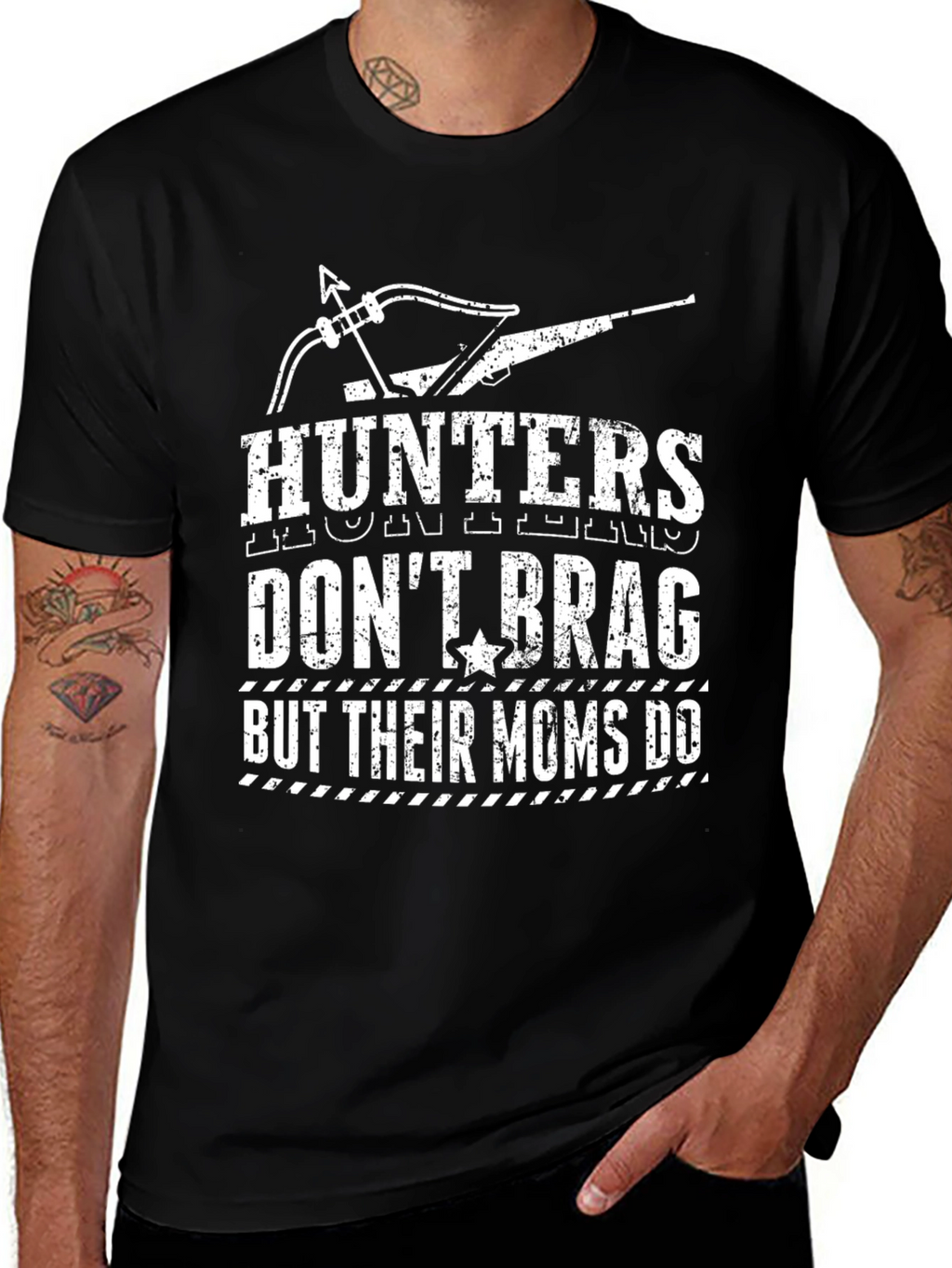 Hunters Dont Brag Graphic T-Shirt