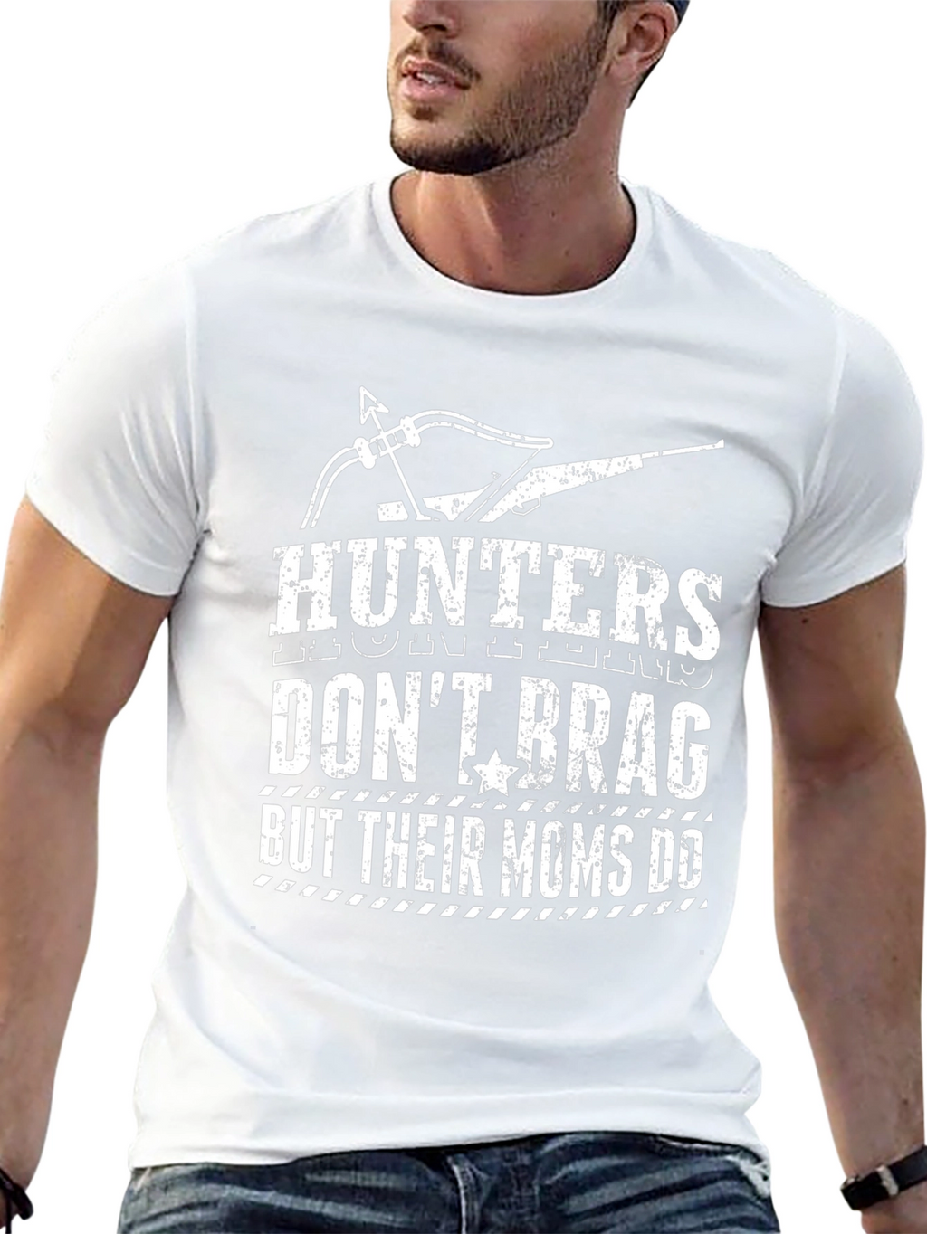 Hunters Dont Brag Graphic T-Shirt