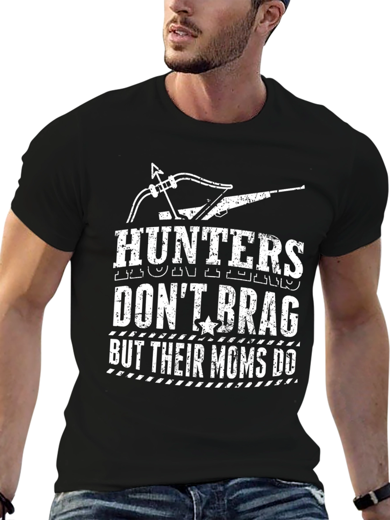 Hunters Dont Brag Graphic T-Shirt