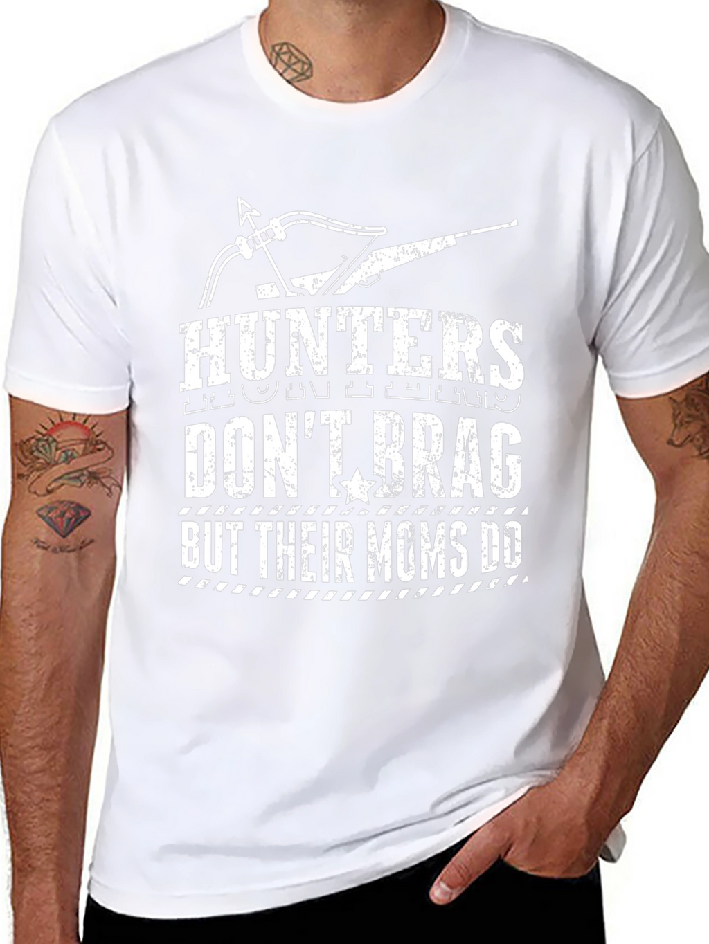 Hunters Dont Brag Graphic T-Shirt