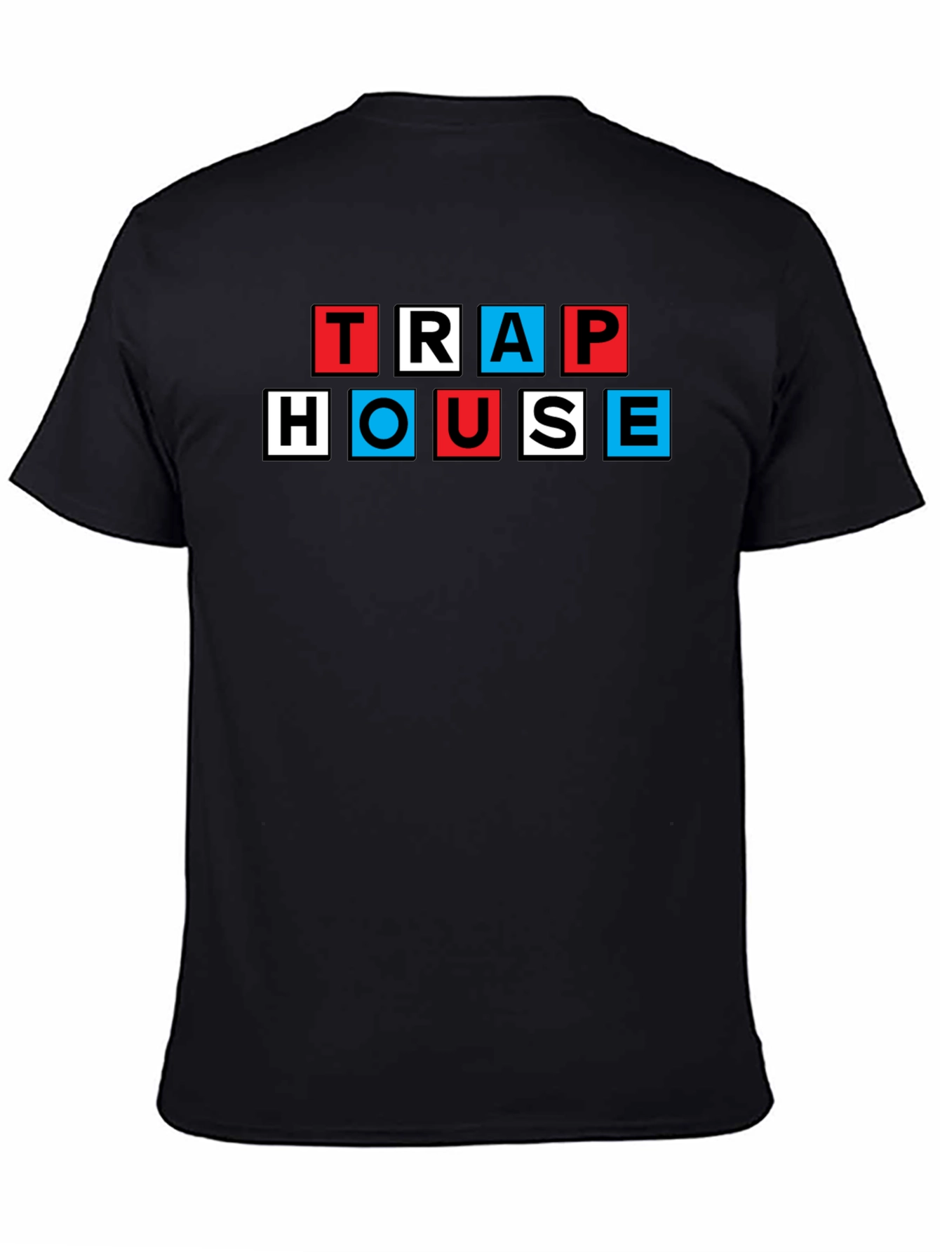 Trap House Graphic Tee - Mens Black T-Shirt