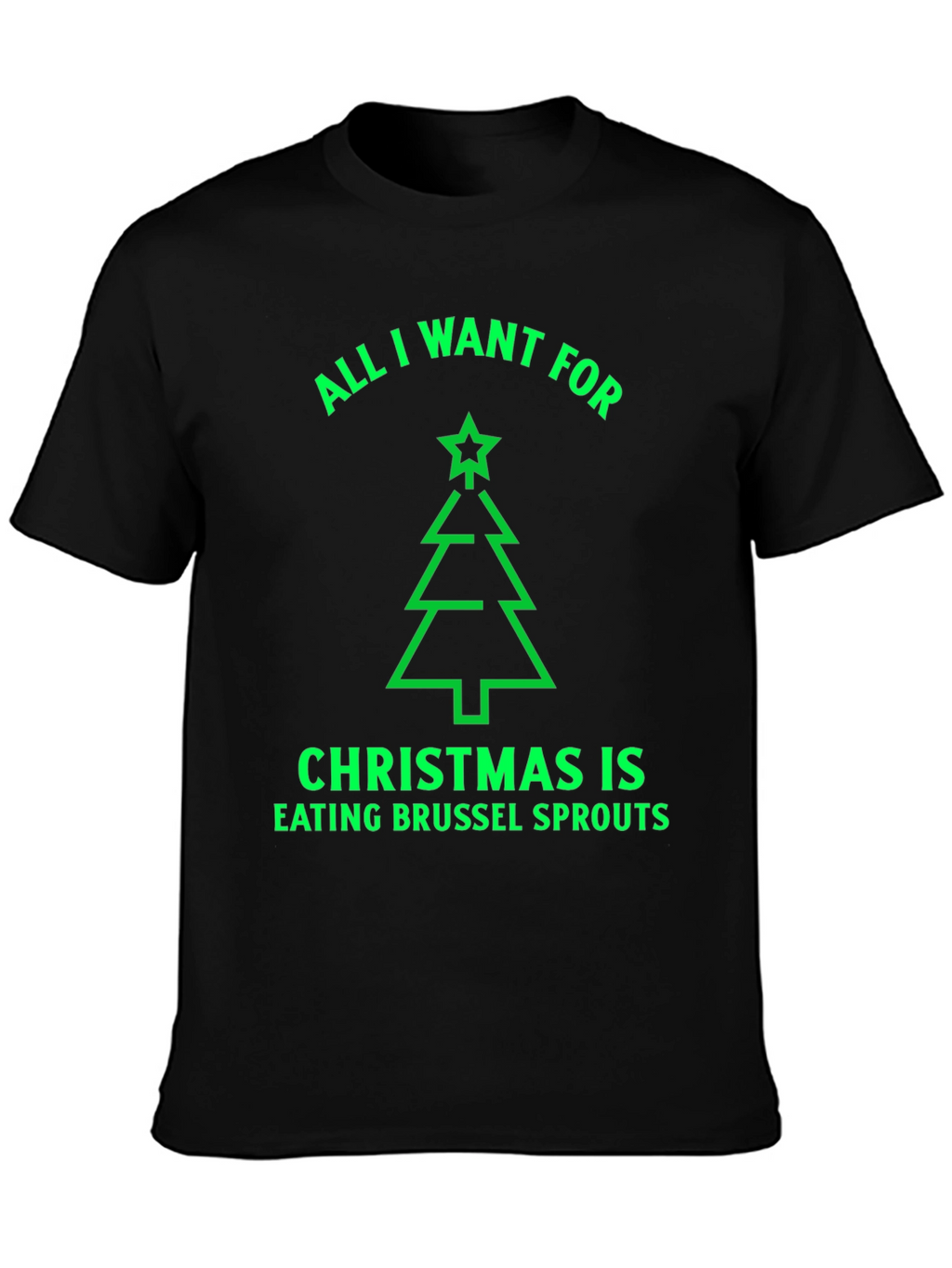 Funny Christmas Brussel Sprout Lover T-Shirt