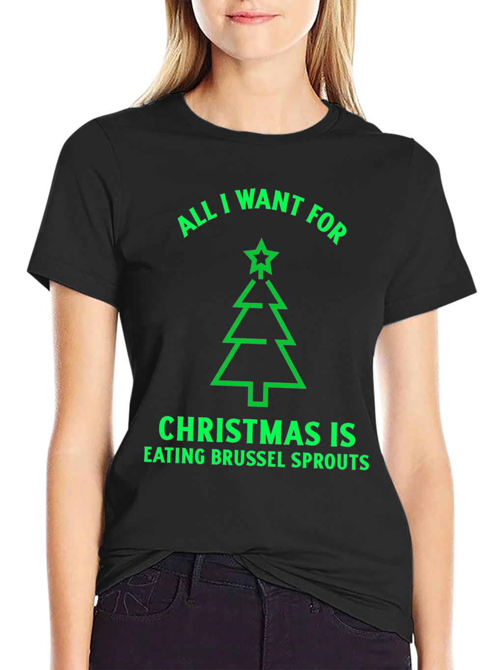 Funny Christmas Brussel Sprout Lover T-Shirt