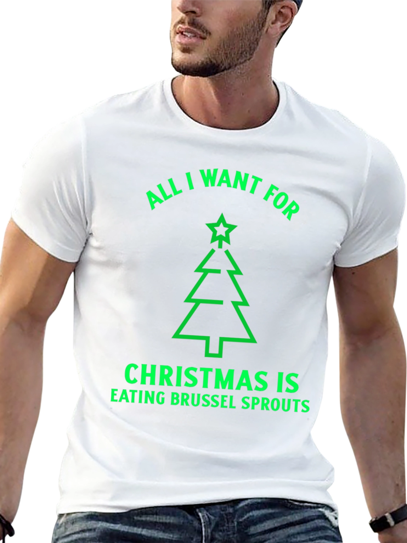 Funny Christmas Brussel Sprout Lover T-Shirt