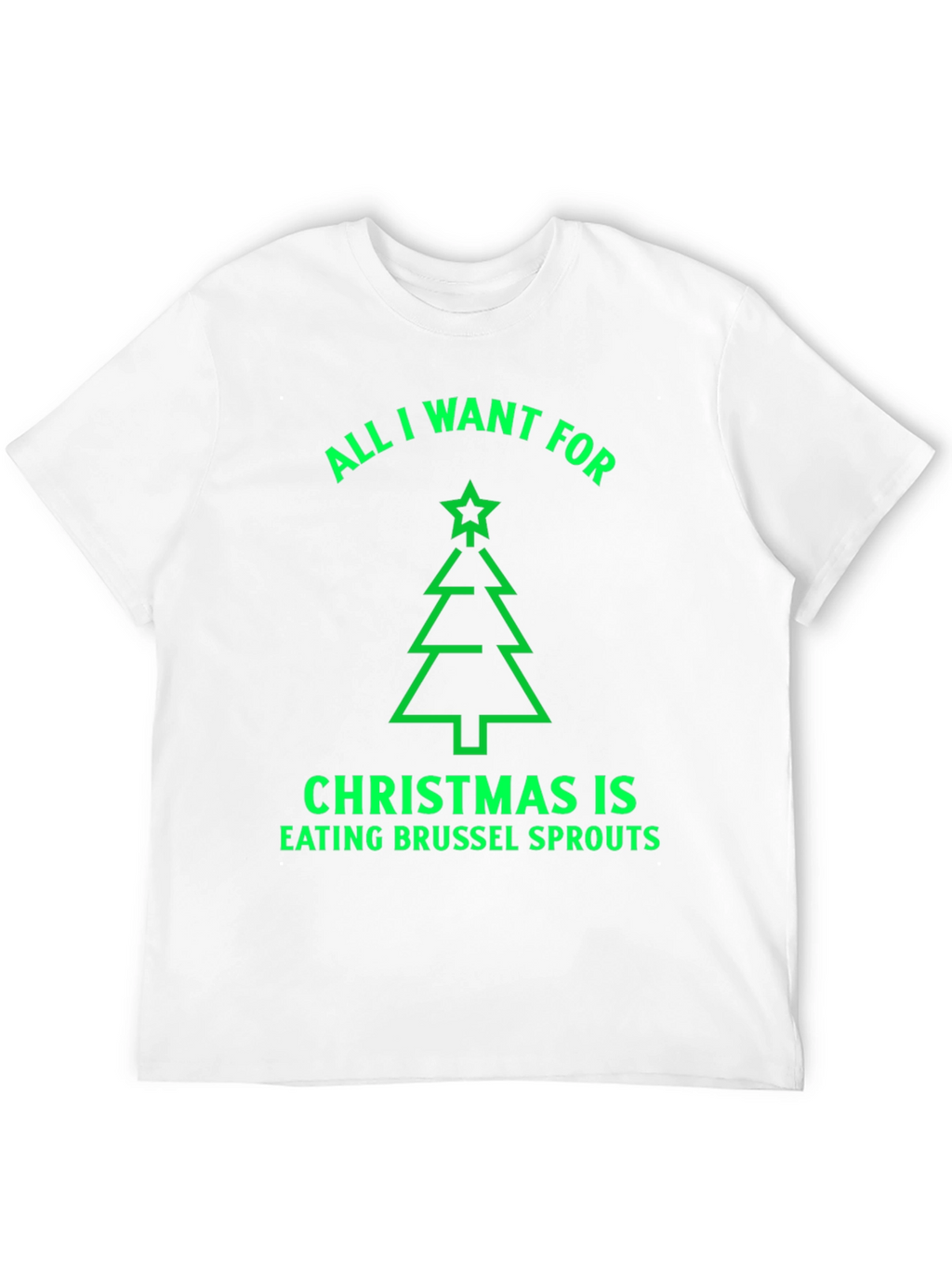 Funny Christmas Brussel Sprout Lover T-Shirt