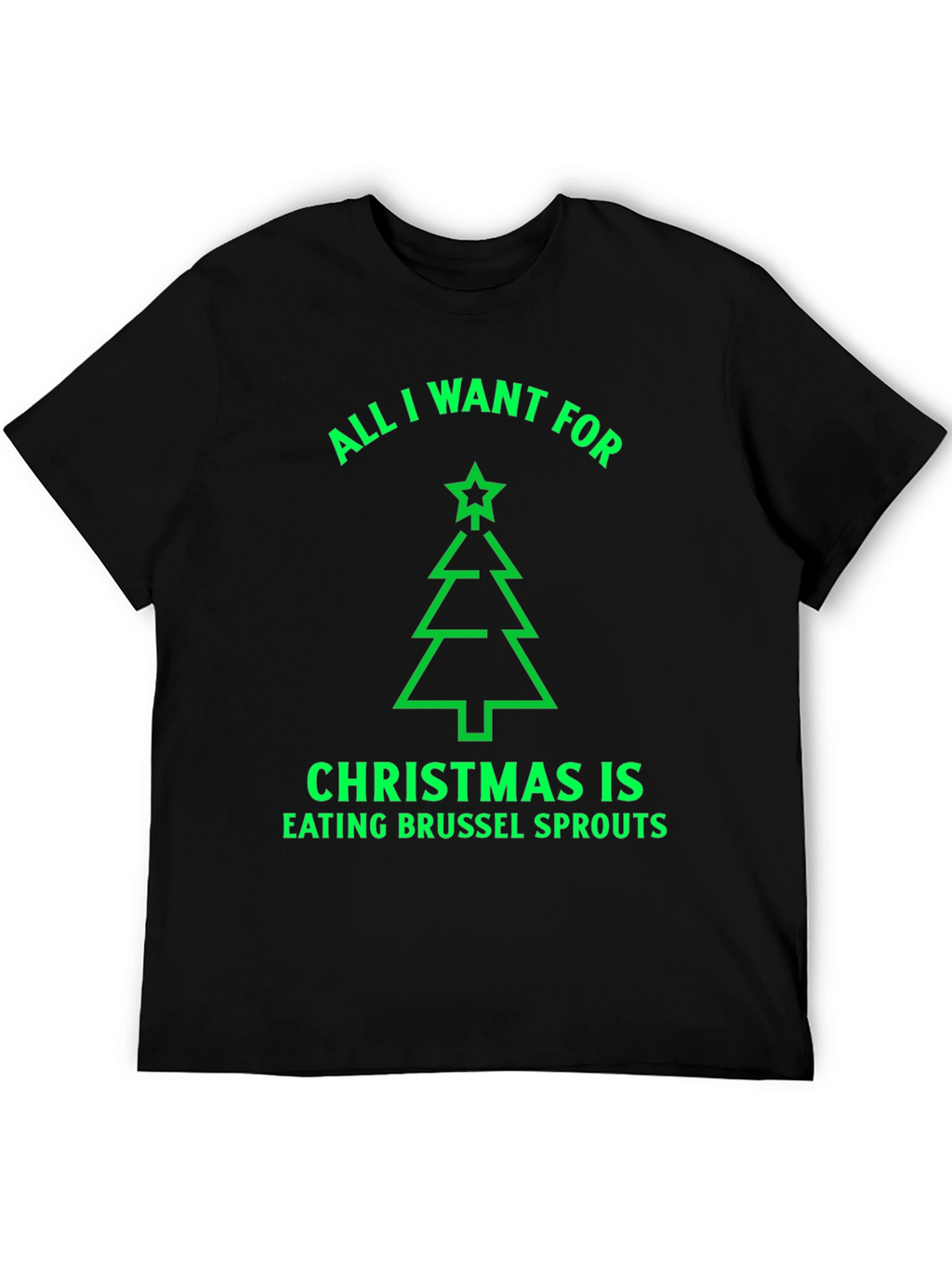 Funny Christmas Brussel Sprout Lover T-Shirt