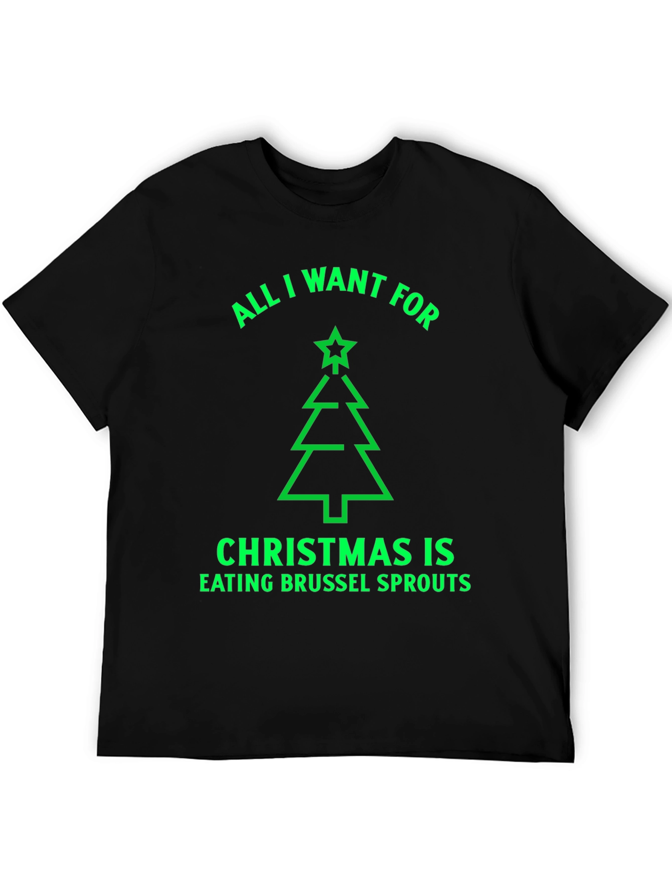 Funny Christmas Brussel Sprout Lover T-Shirt