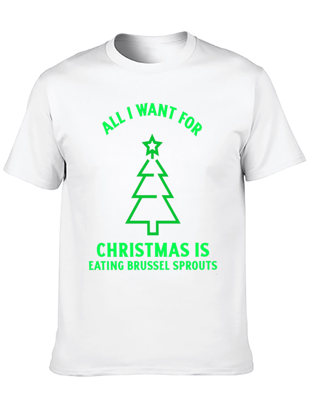 Funny Christmas Brussel Sprout Lover T-Shirt