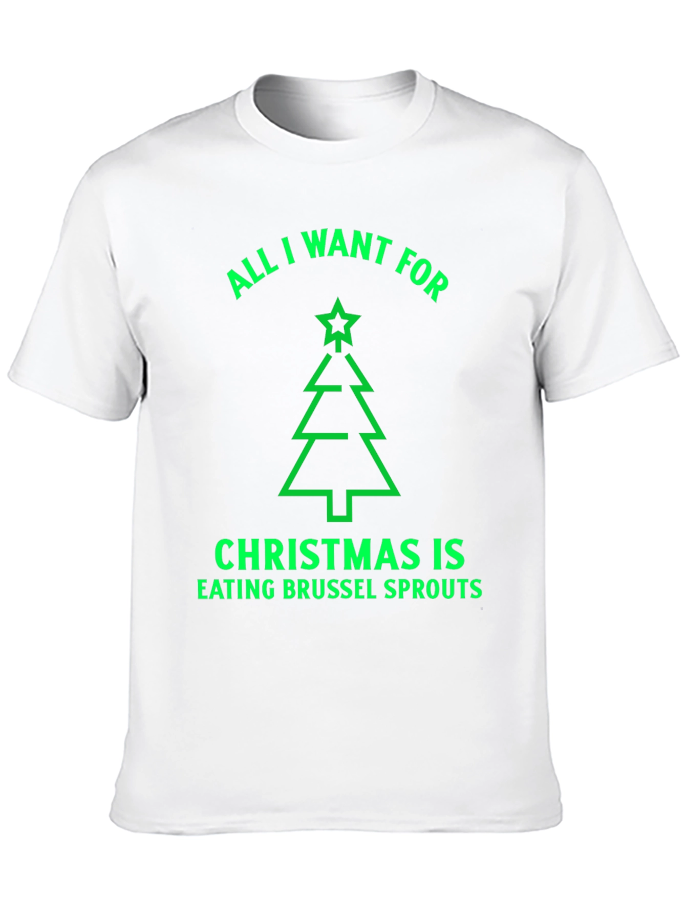 Funny Christmas Brussel Sprout Lover T-Shirt