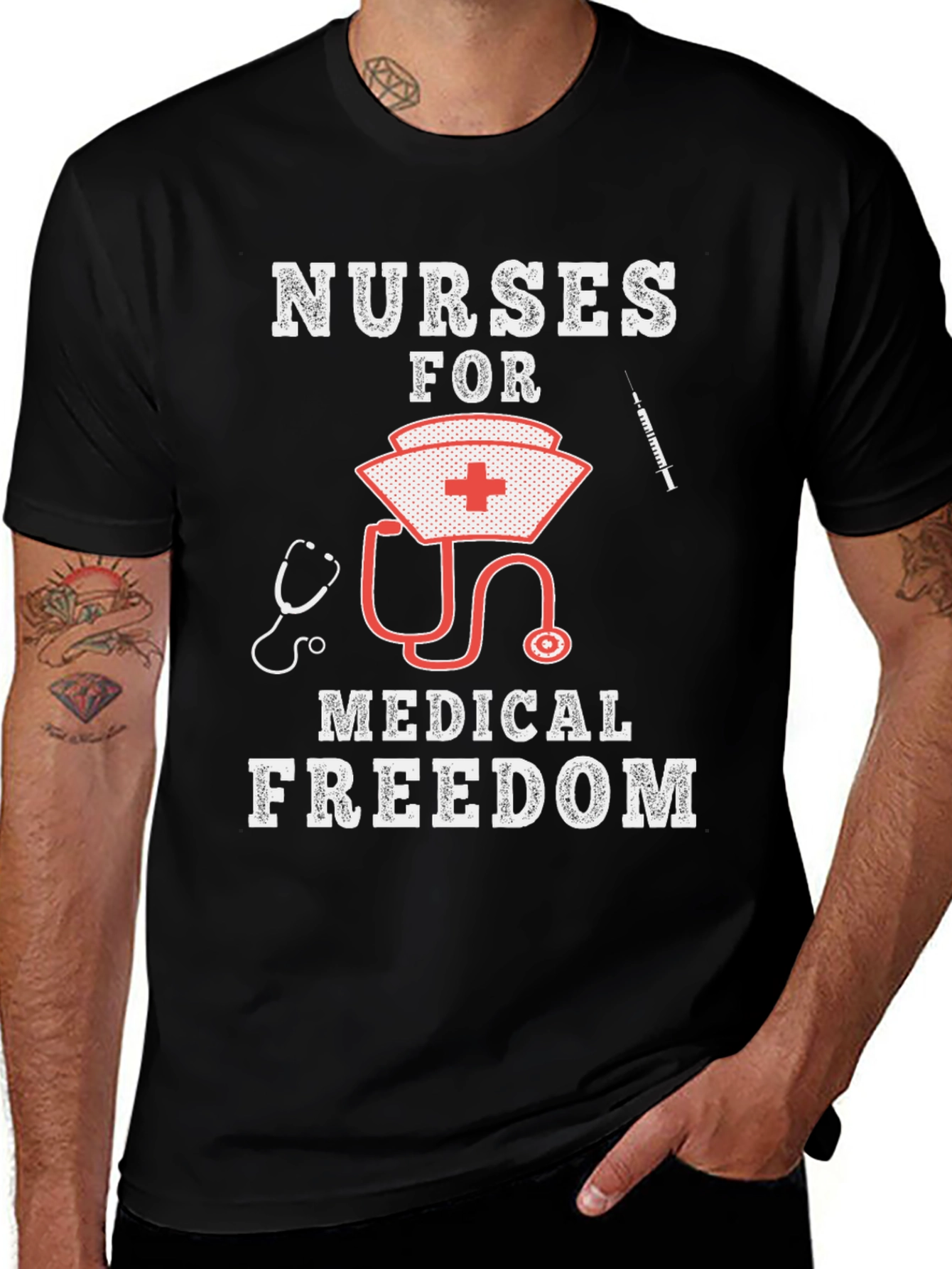Nurses for Medical Freedom Graphic Tee