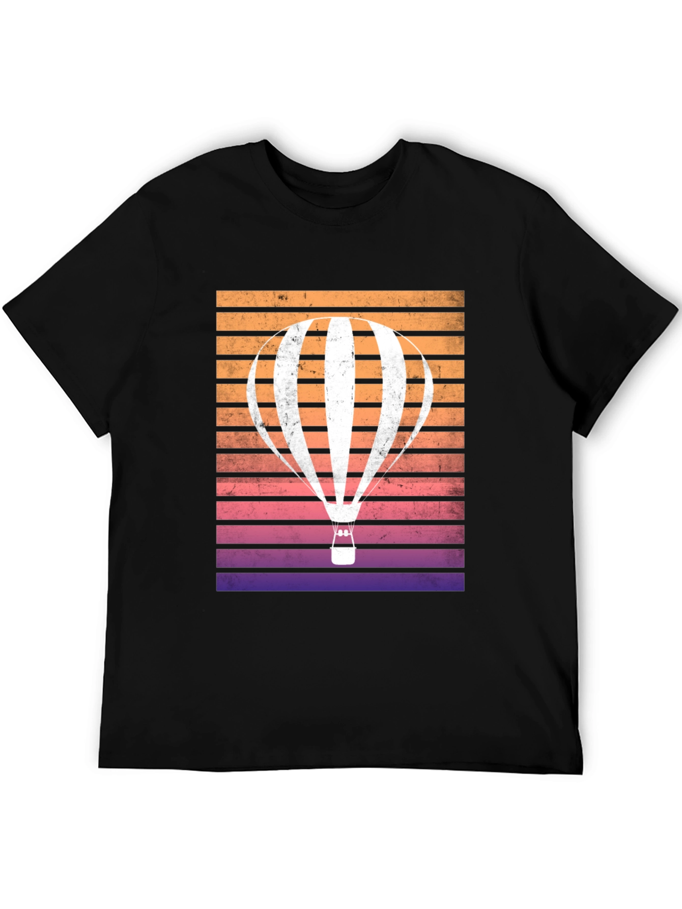 Retro Hot Air Balloon T-Shirt Vintage Style Tee