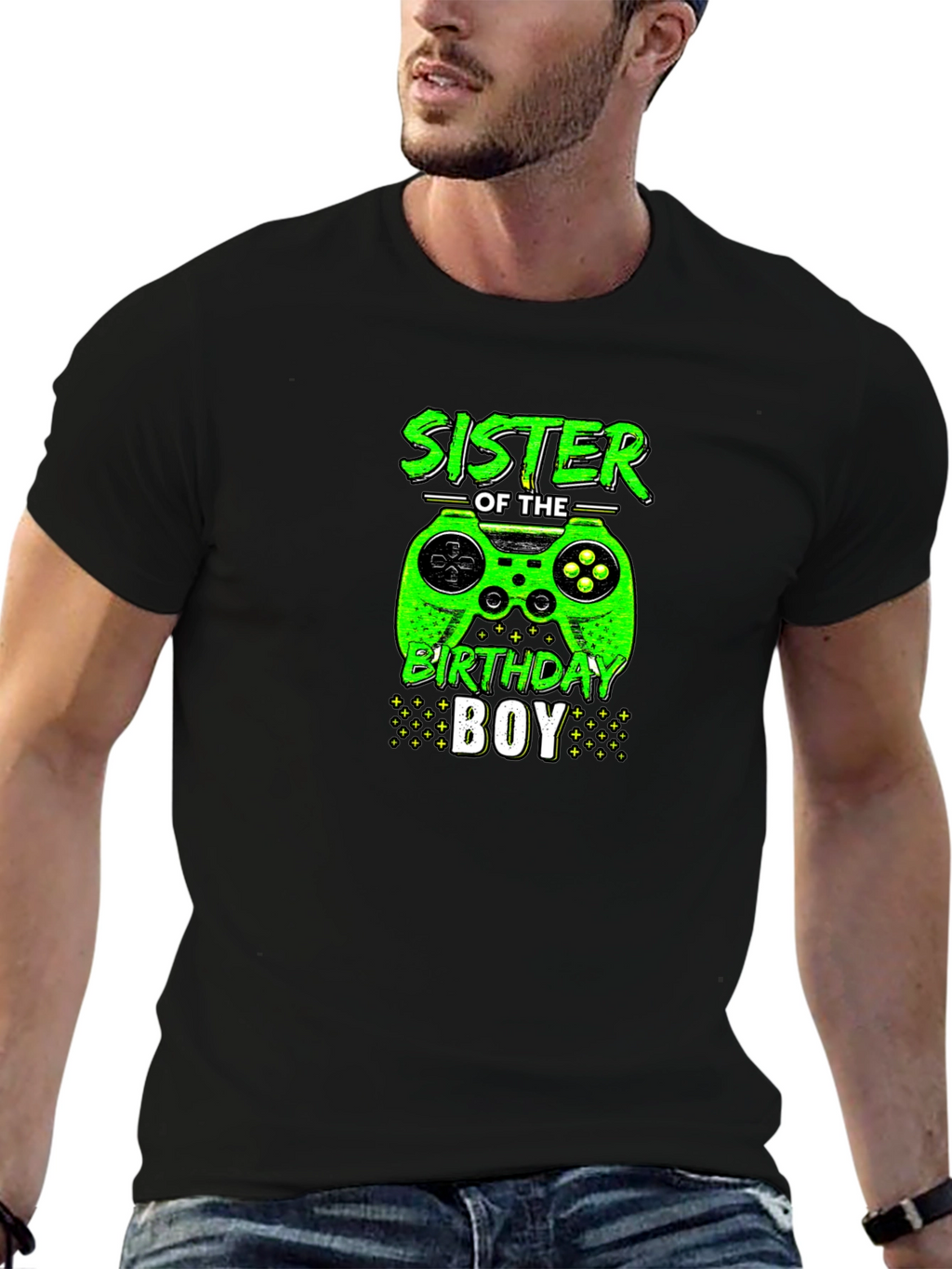 Sister of the Birthday Boy Gamer T-Shirt
