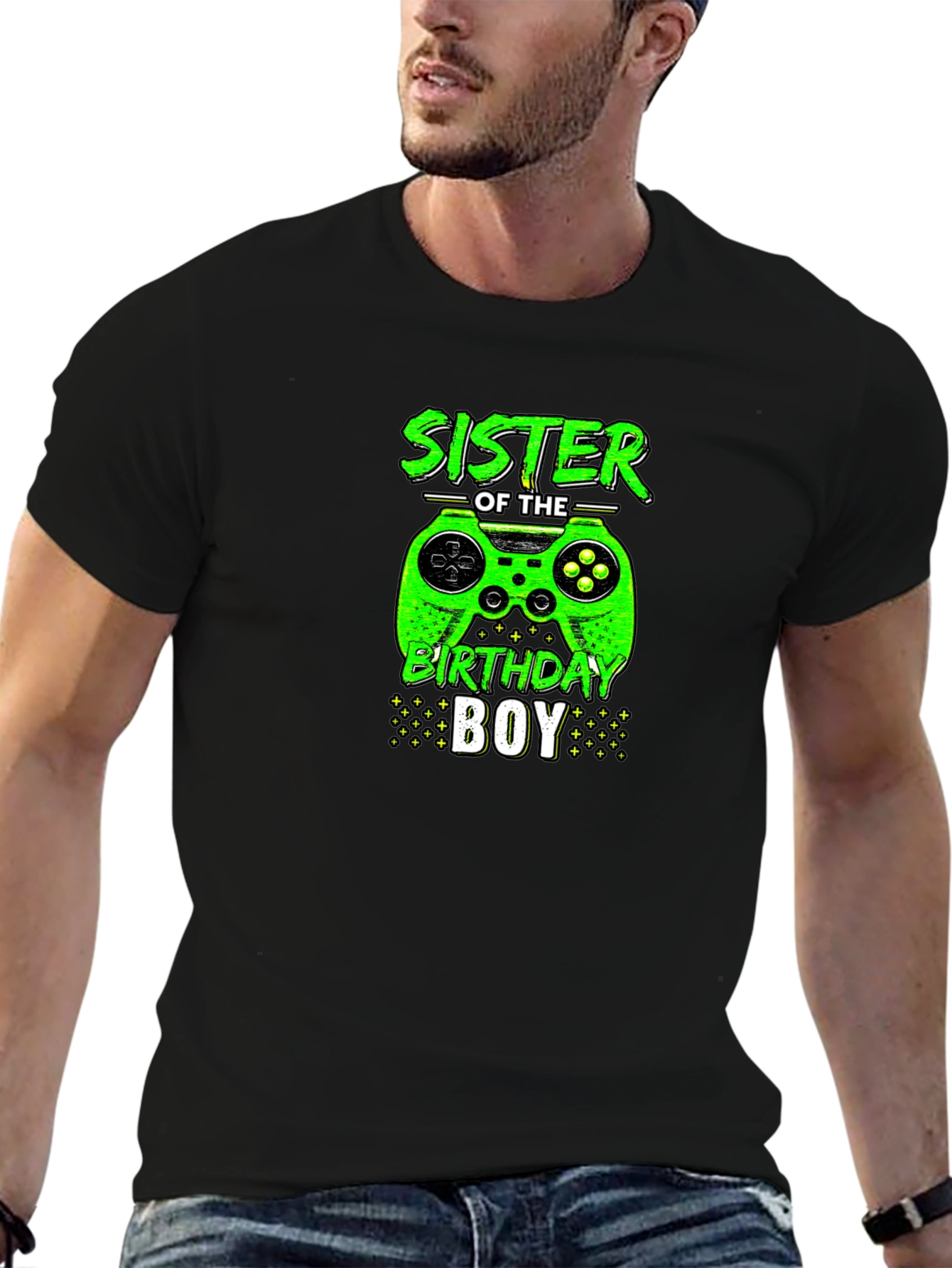 Sister of the Birthday Boy Gamer T-Shirt