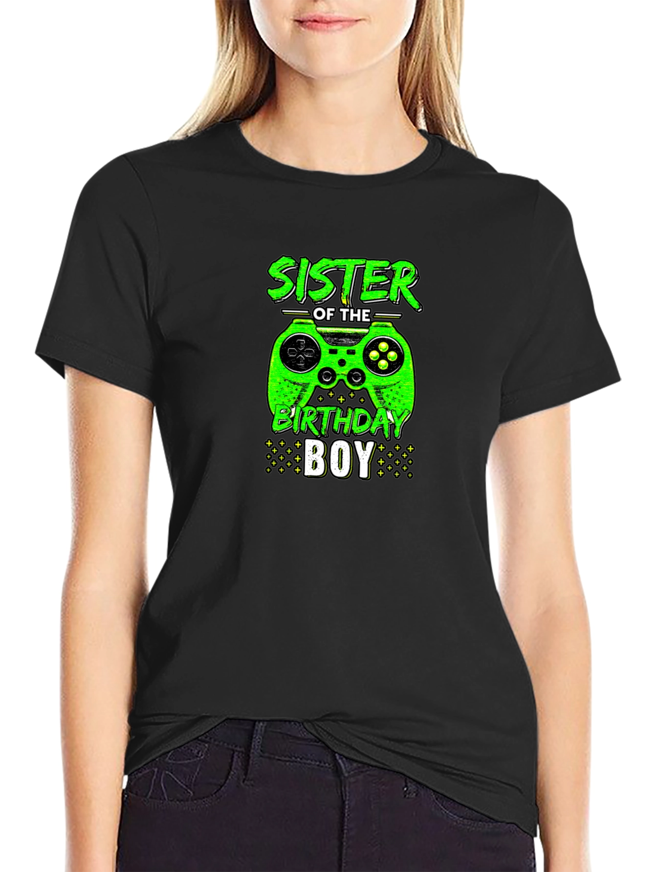 Sister of the Birthday Boy Gamer T-Shirt