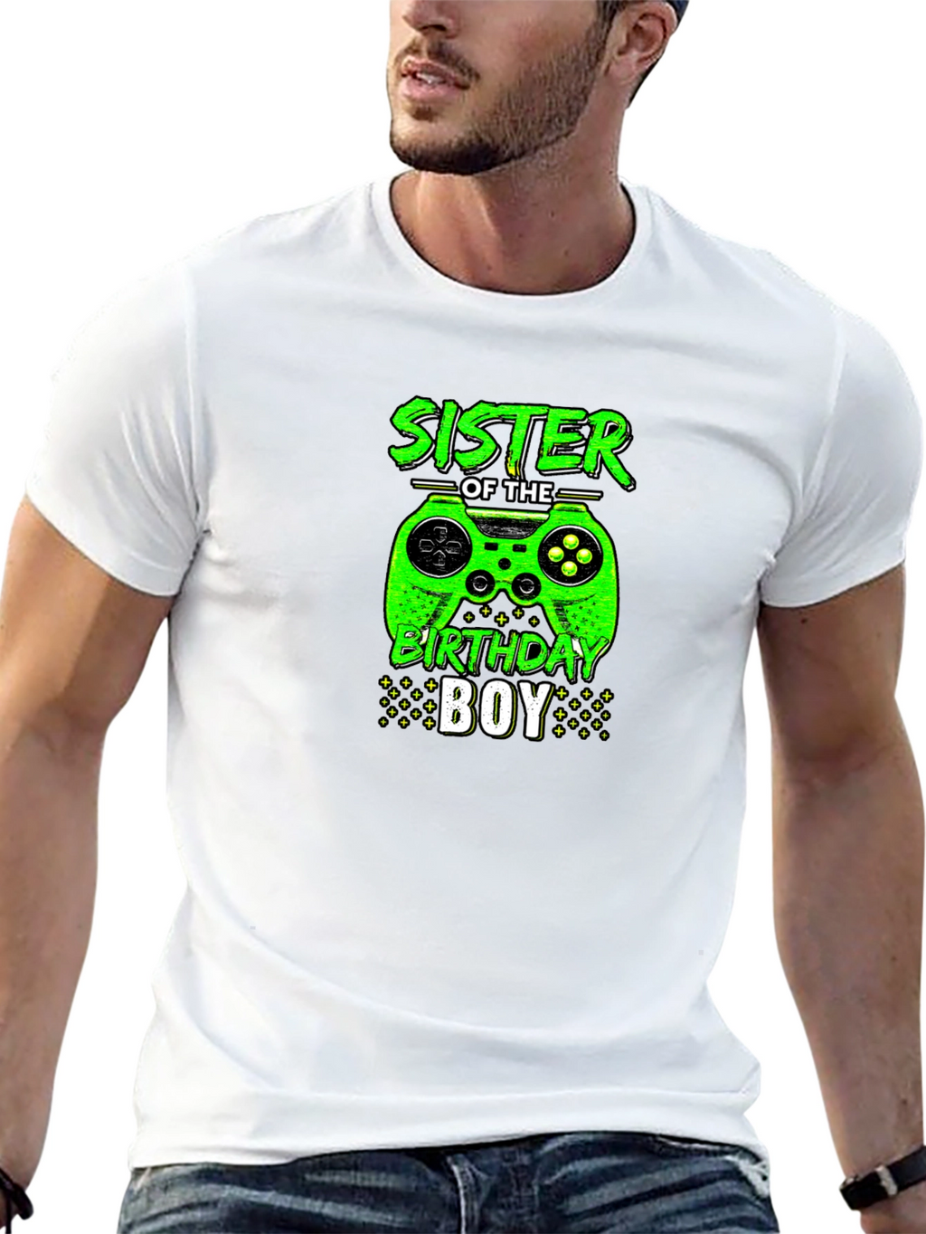 Sister of the Birthday Boy Gamer T-Shirt