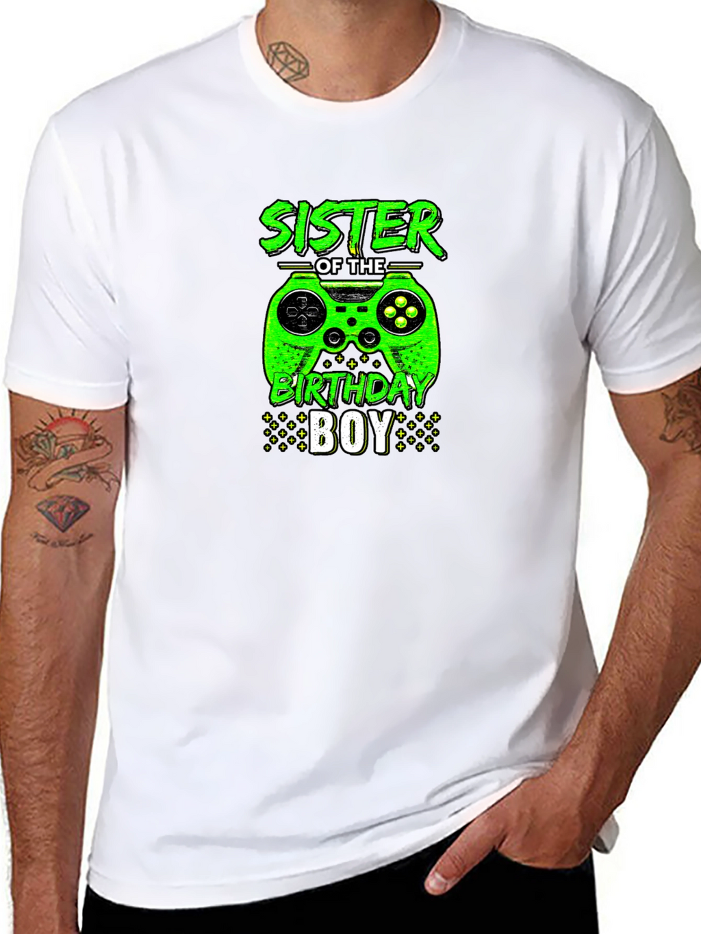 Sister of the Birthday Boy Gamer T-Shirt