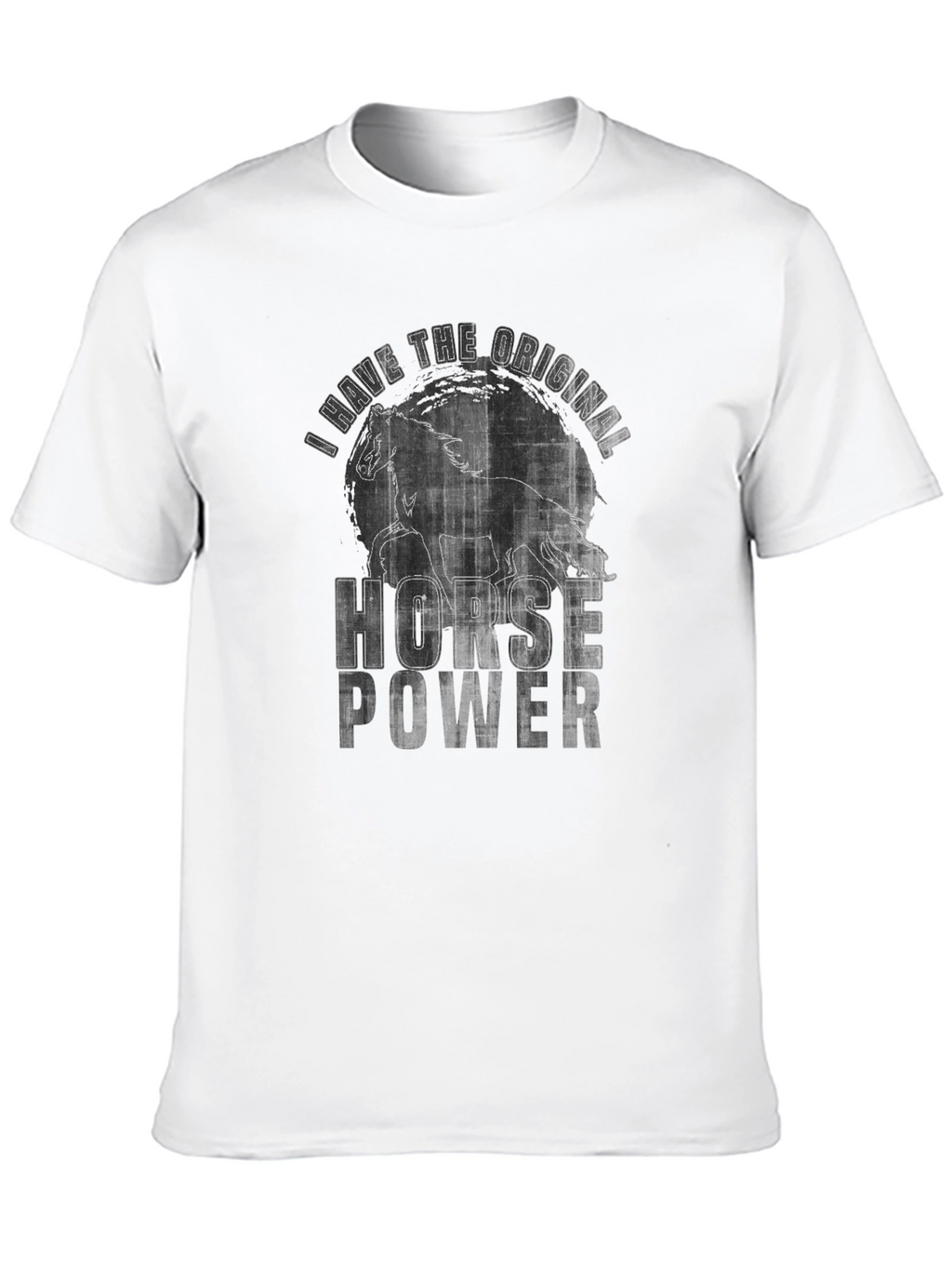 Original Horse Power Graphic Tee - Black