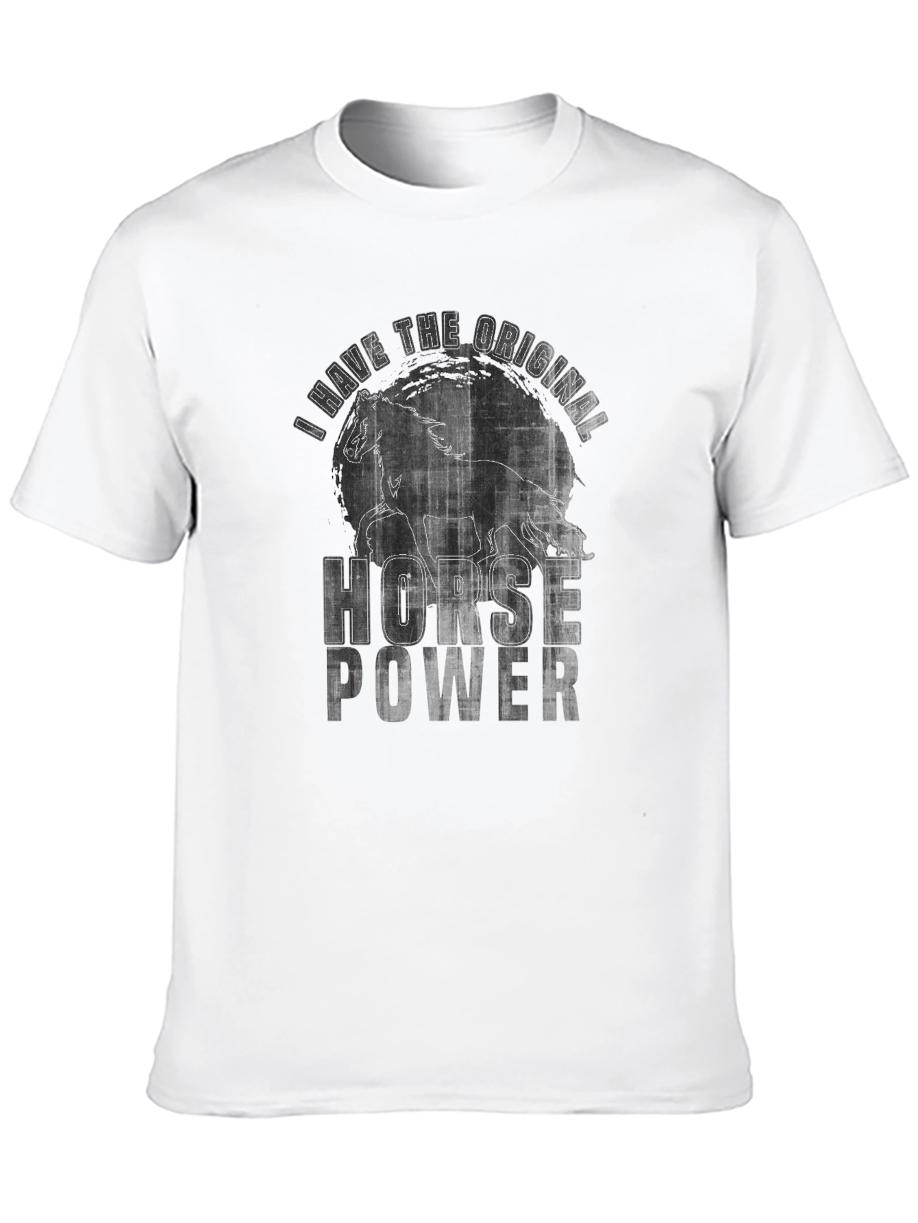 Original Horse Power Graphic Tee - Black