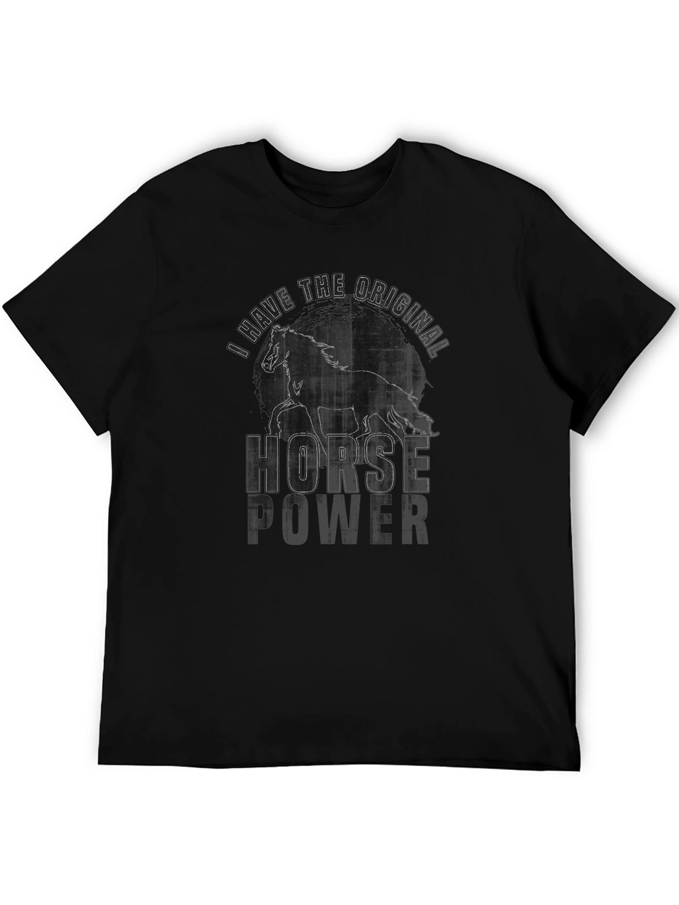 Original Horse Power Graphic Tee - Black