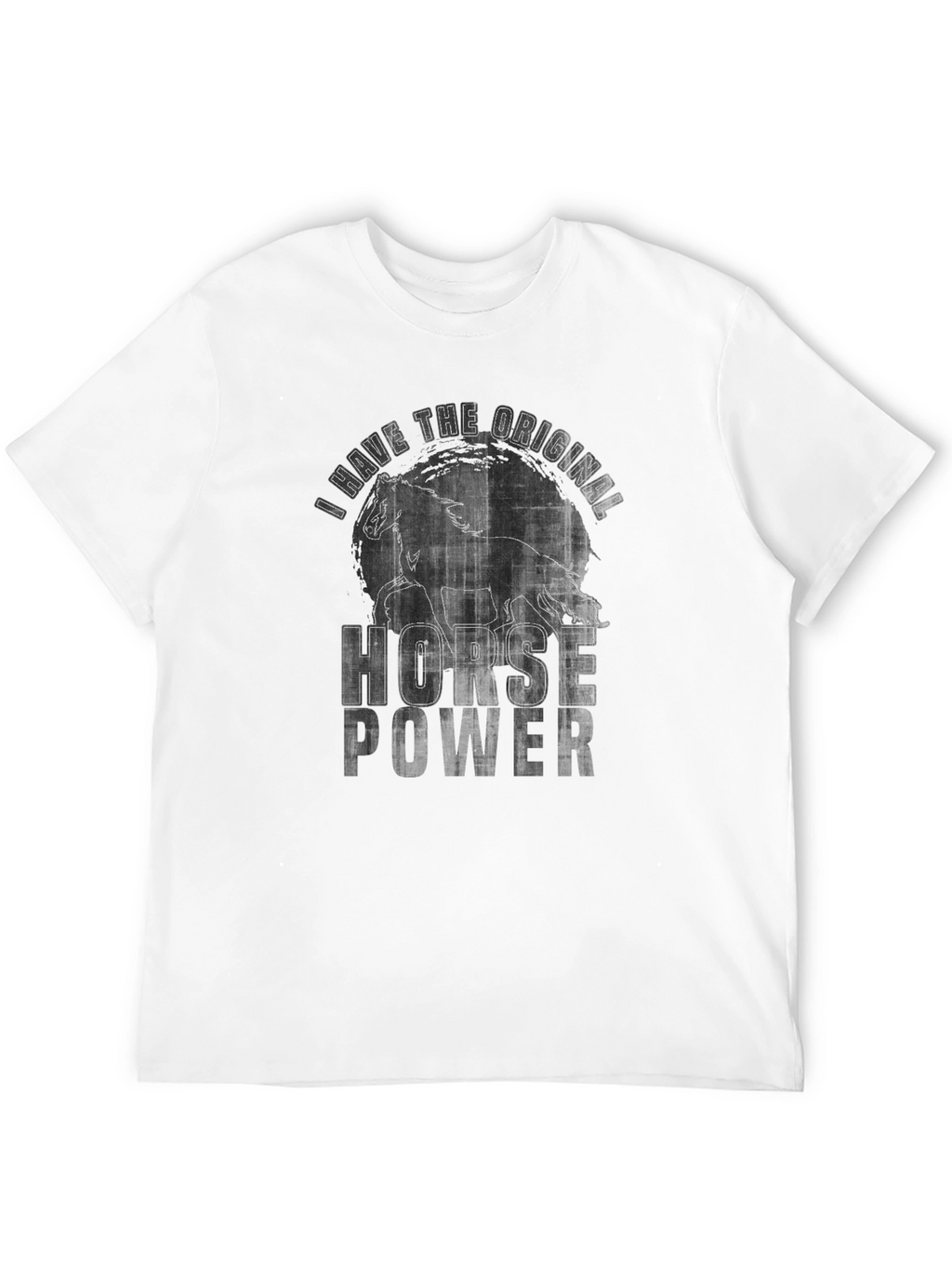 Original Horse Power Graphic Tee - Black