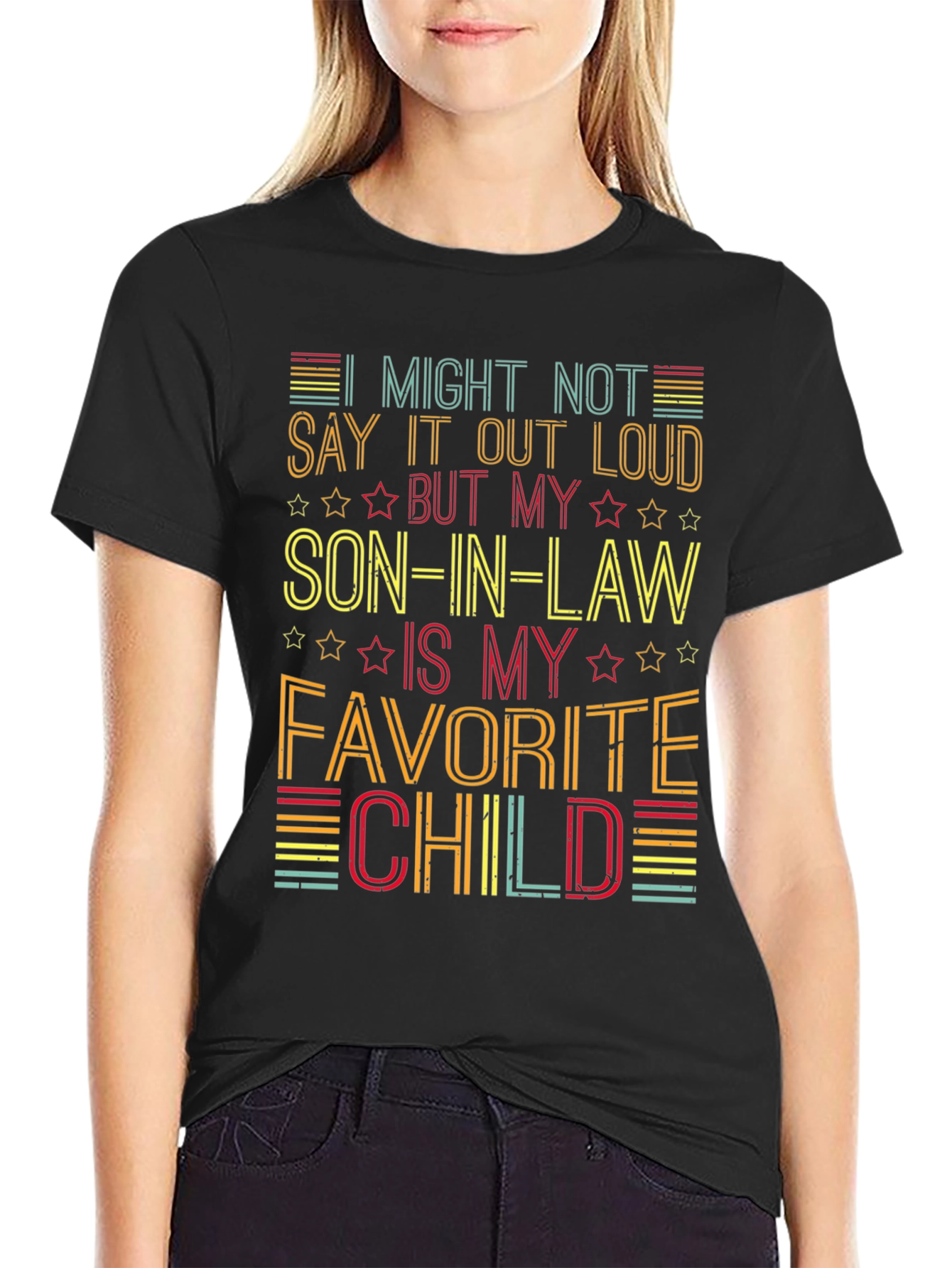 Son-in-Law Favorite Child Graphic T-Shirt