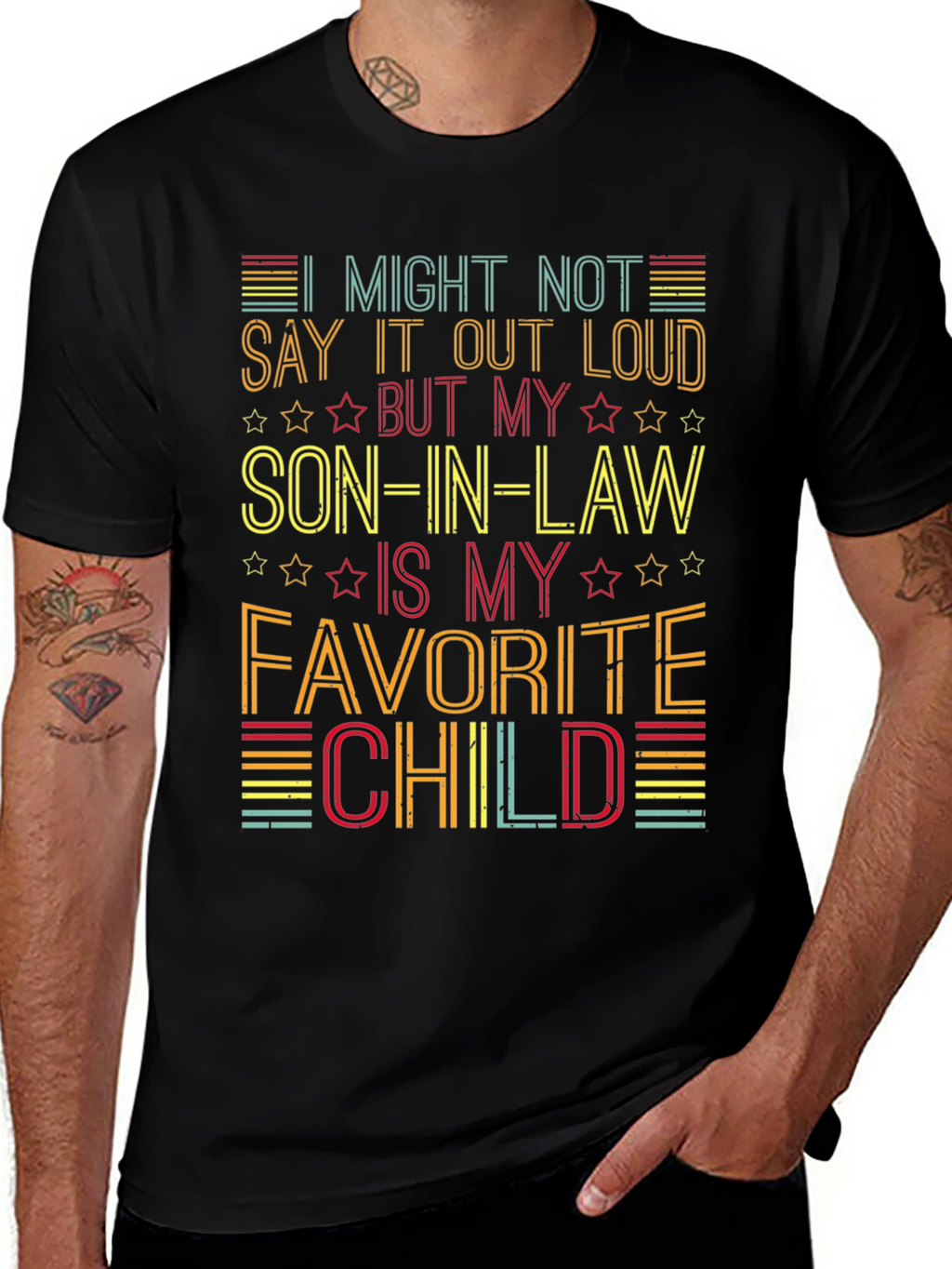 Son-in-Law Favorite Child Graphic T-Shirt